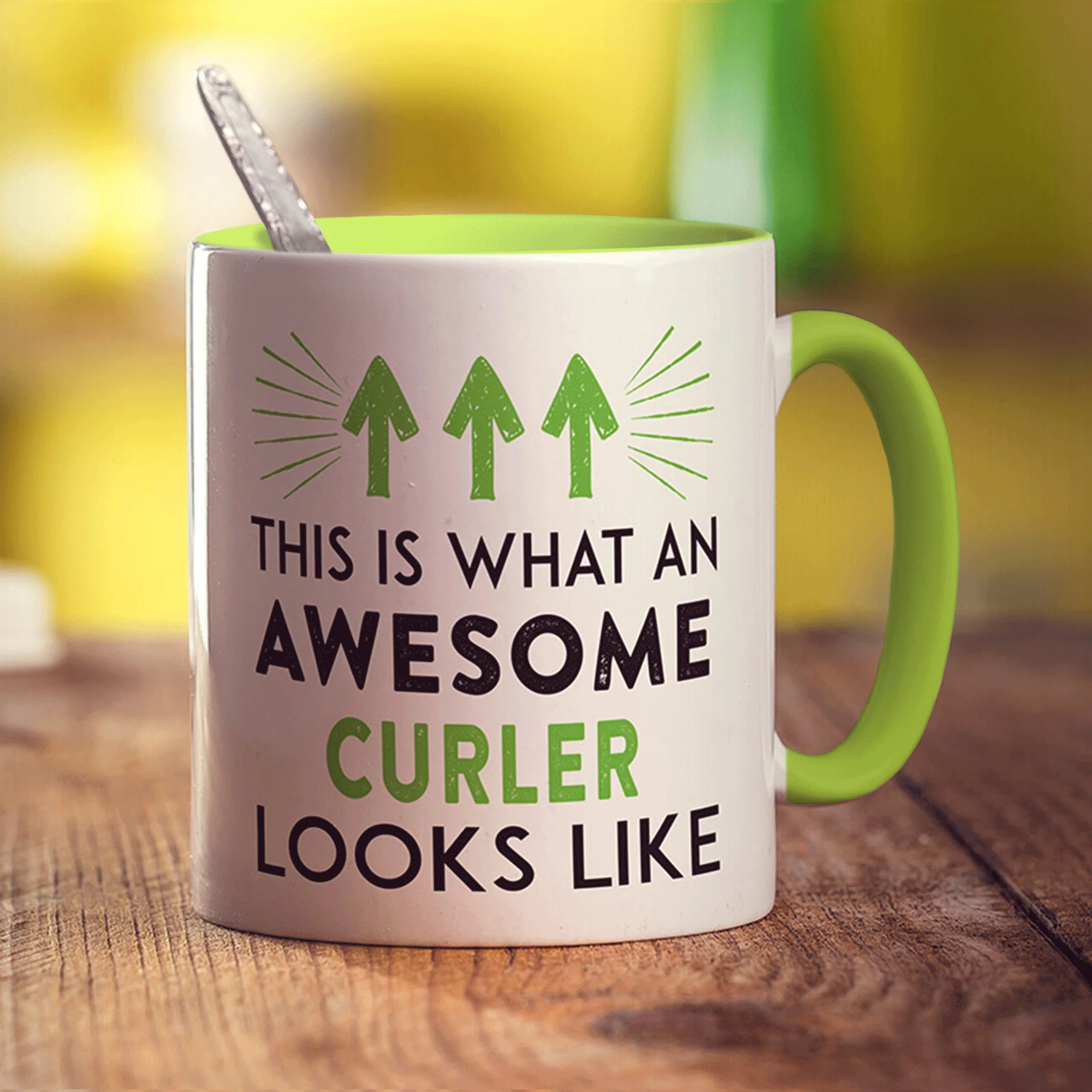 This Is What An Awesome Curler Looks Like Mug - Image 5
