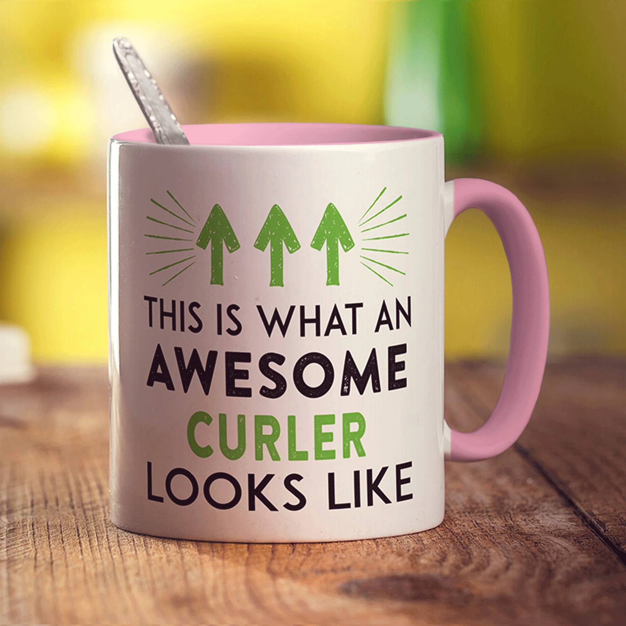 This Is What An Awesome Curler Looks Like Mug - Image 7