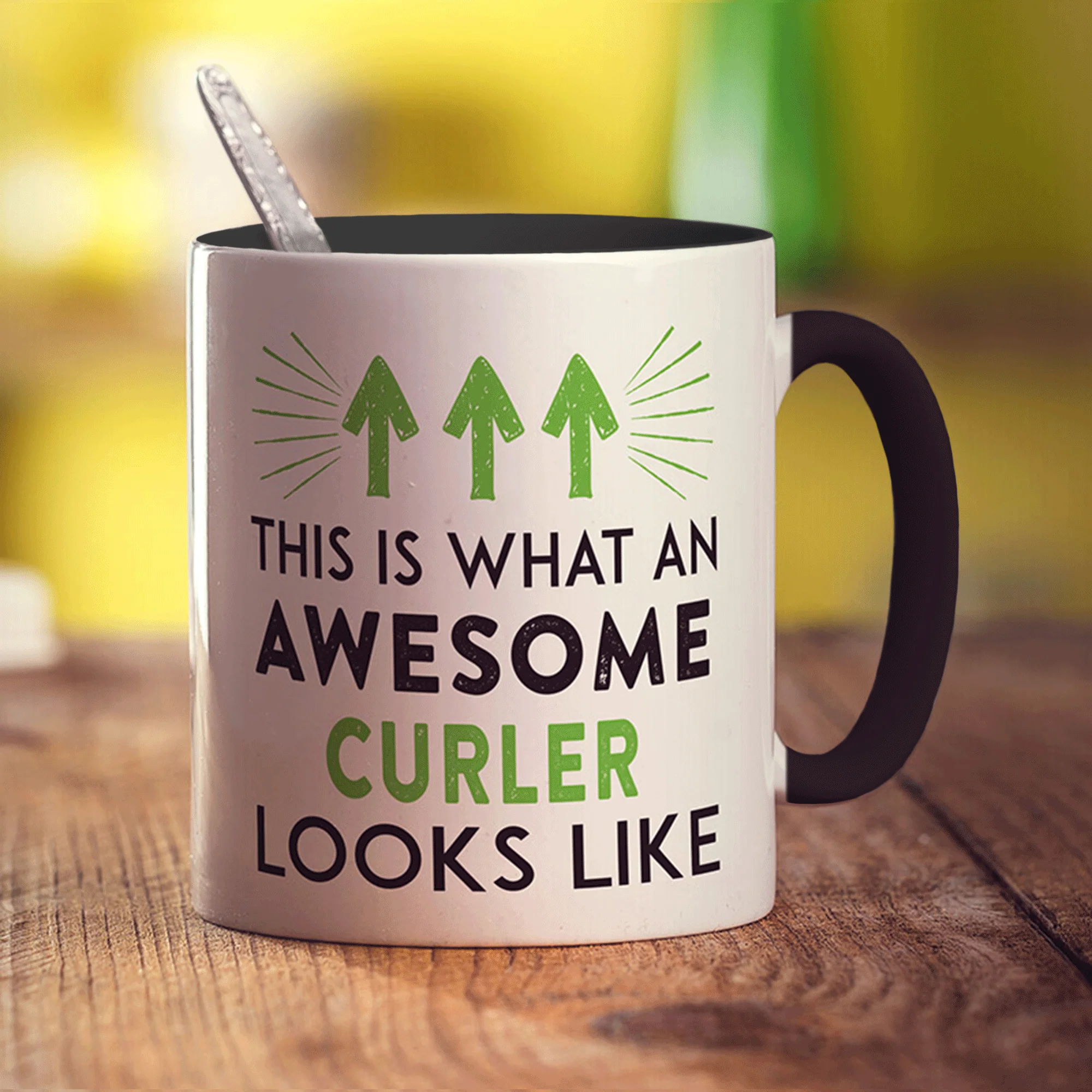 This Is What An Awesome Curler Looks Like Mug - Image 8