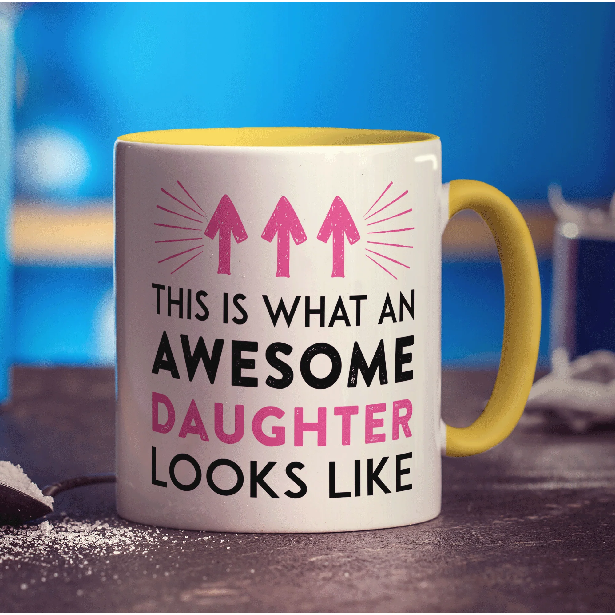 This Is What An Awesome Daughter Looks Like Mug - Image 5