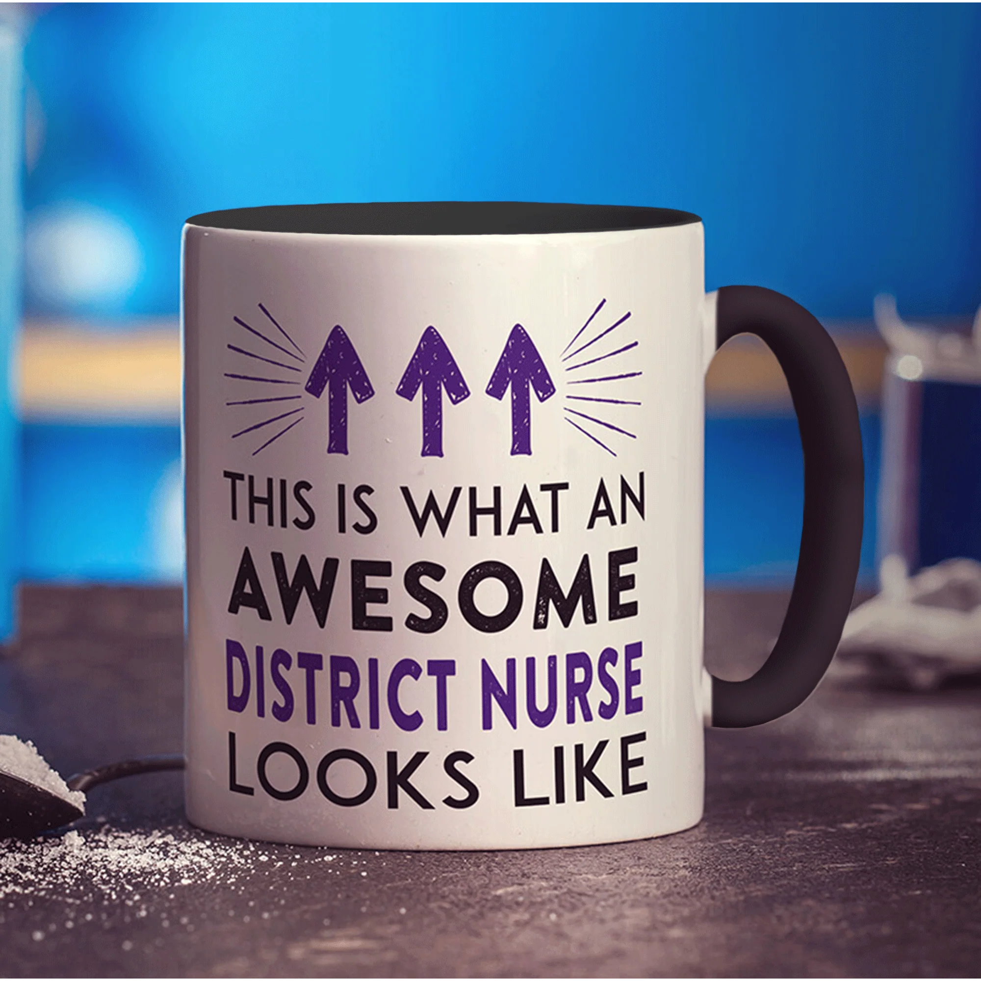 This Is What An Awesome District Nurse Looks Like Mug - Image 8