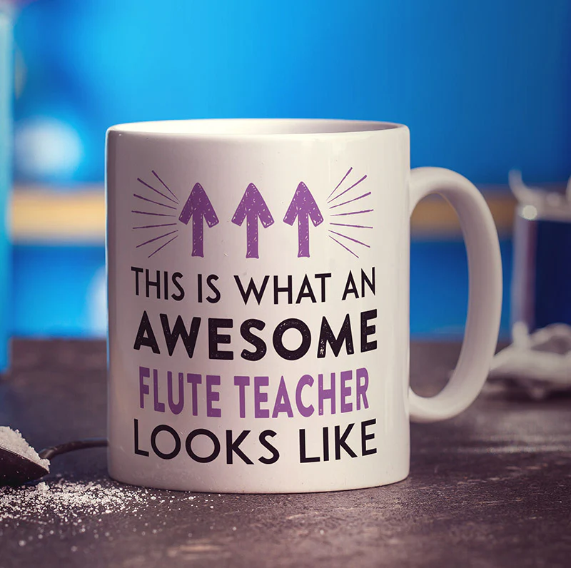 This Is What An Awesome Flute Teacher Looks Like Mug - Image 2