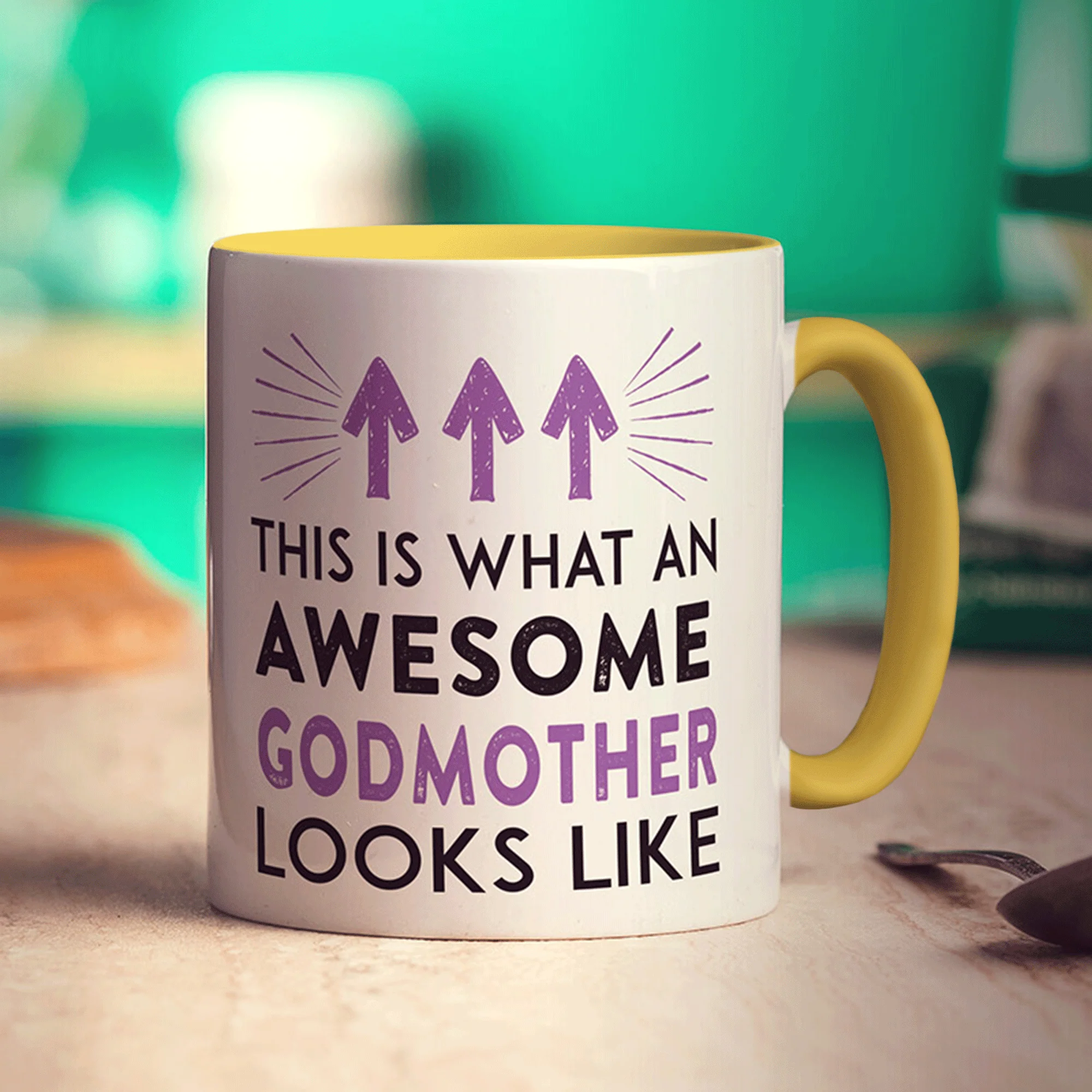 This Is What An Awesome Godmother Looks Like Mug - Image 3