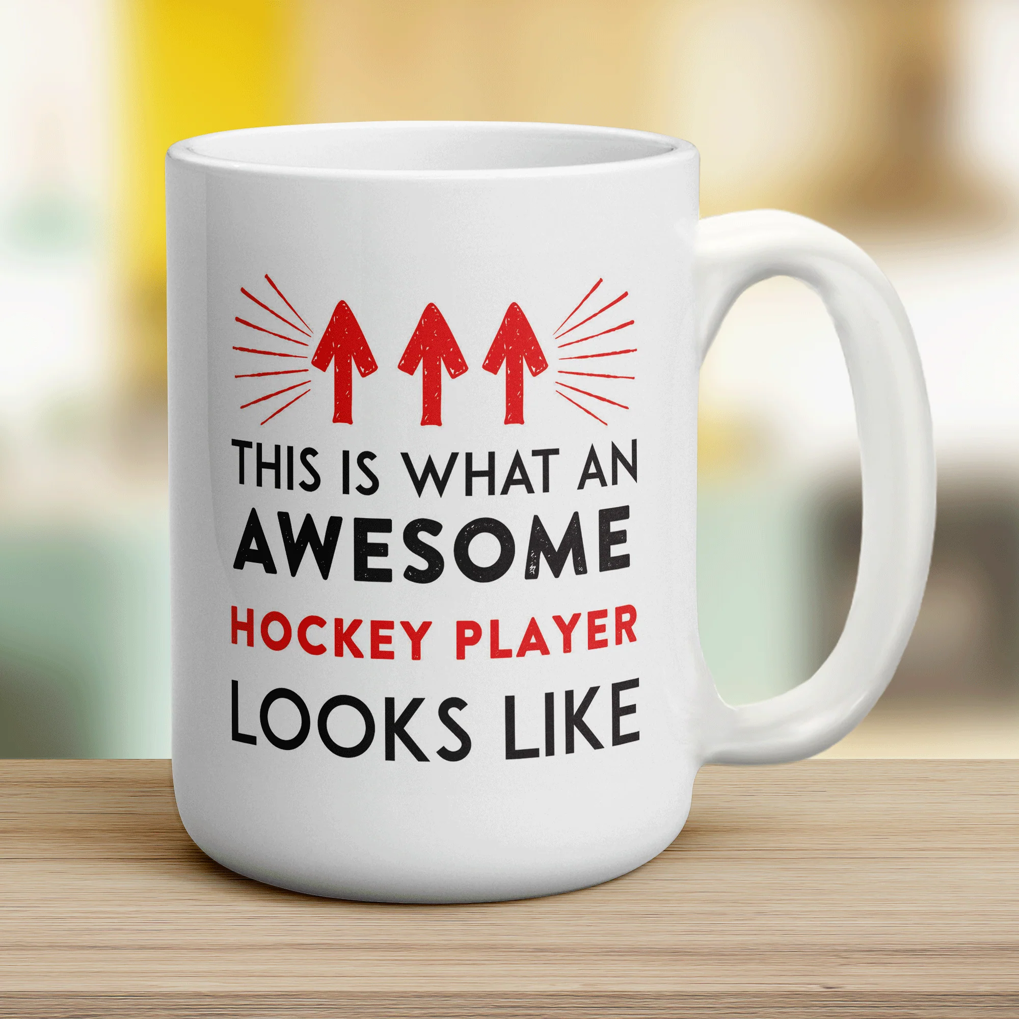 This is What an Awesome Hockey Player Looks Like Mug - Image 12