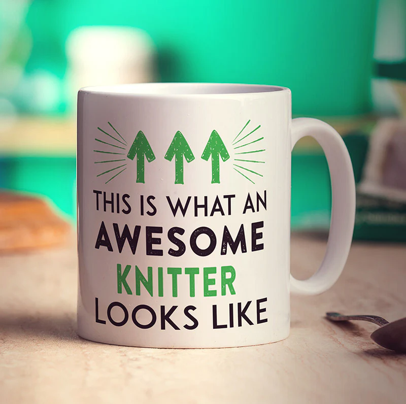 This Is What An Awesome Knitter Looks Like Mug - Image 2