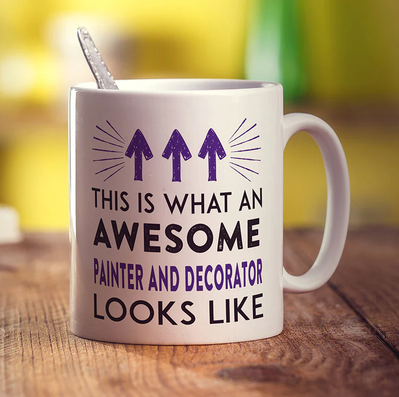 This Is What An Awesome Painter And Decorator Looks Like Mug - Image 2