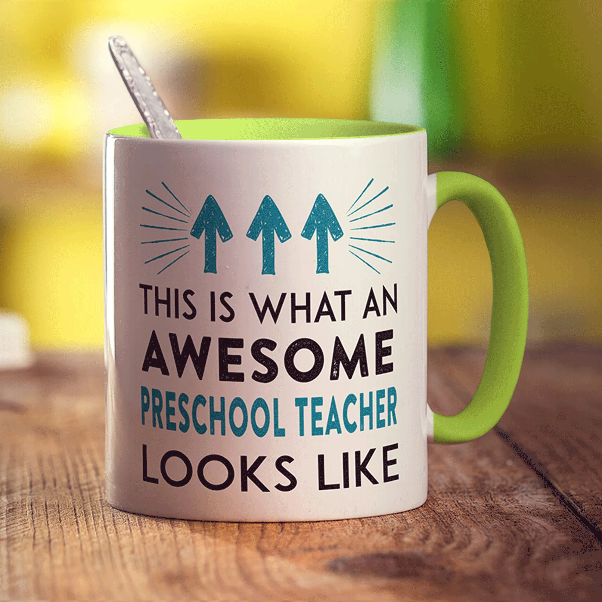 This Is What An Awesome Preschool Teacher Looks Like Mug - Image 5