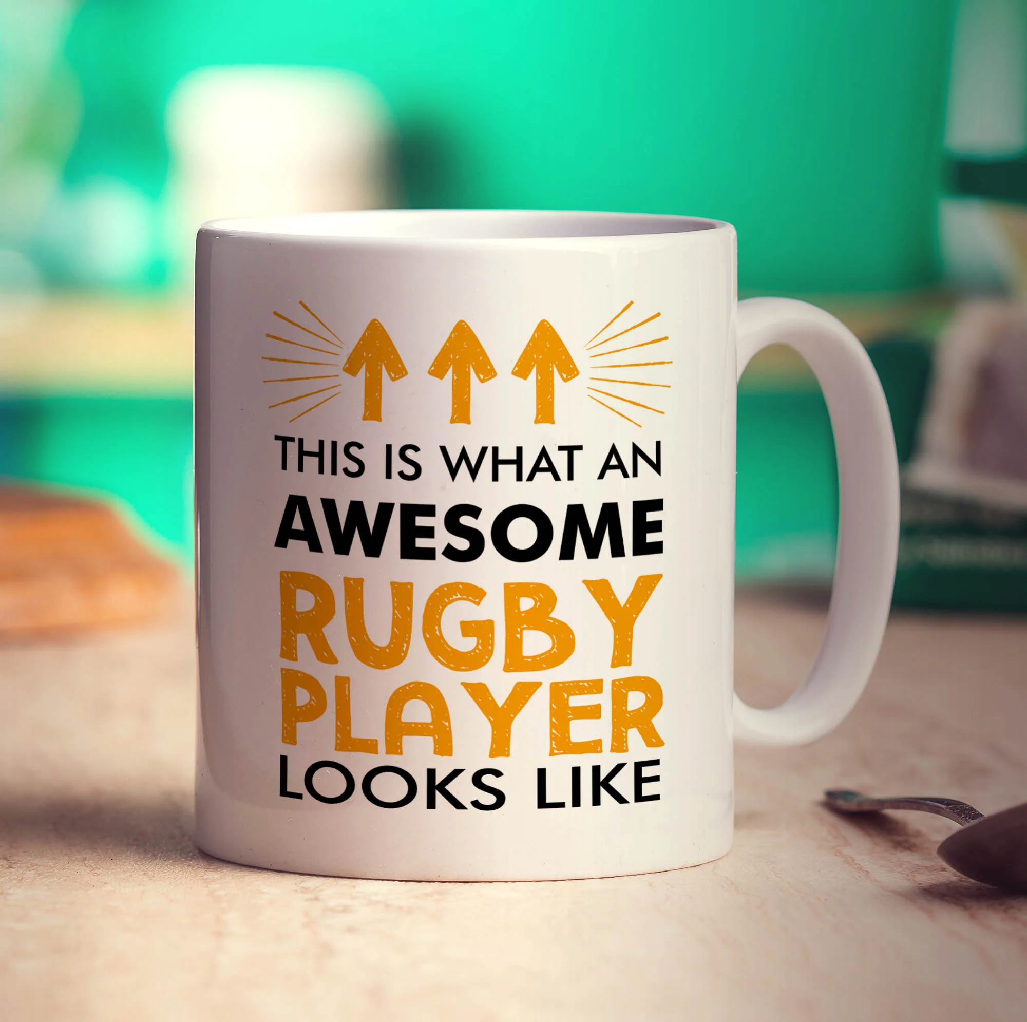 This is What An Awesome Rugby Player Looks Like Mug - Image 3