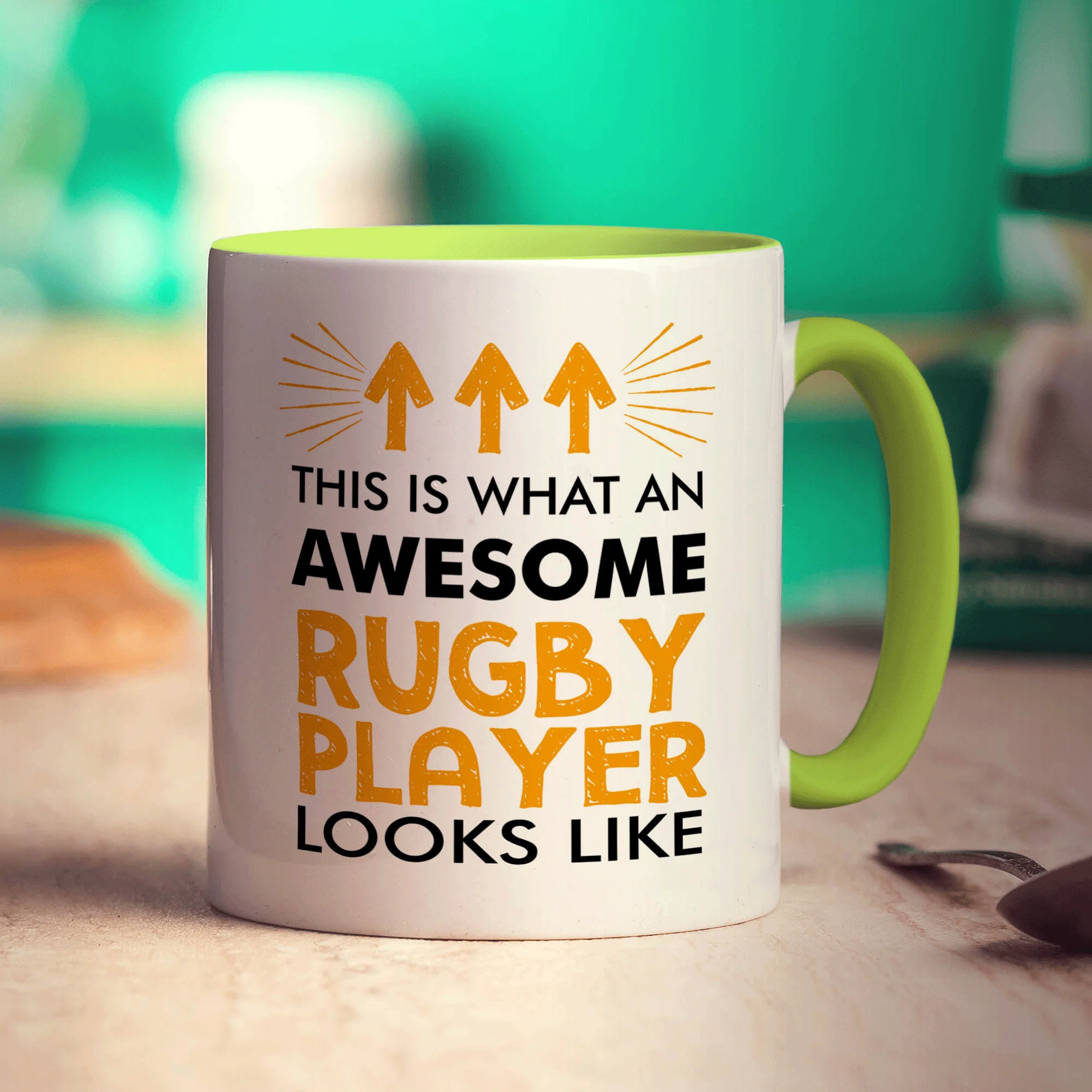 This is What An Awesome Rugby Player Looks Like Mug - Image 7