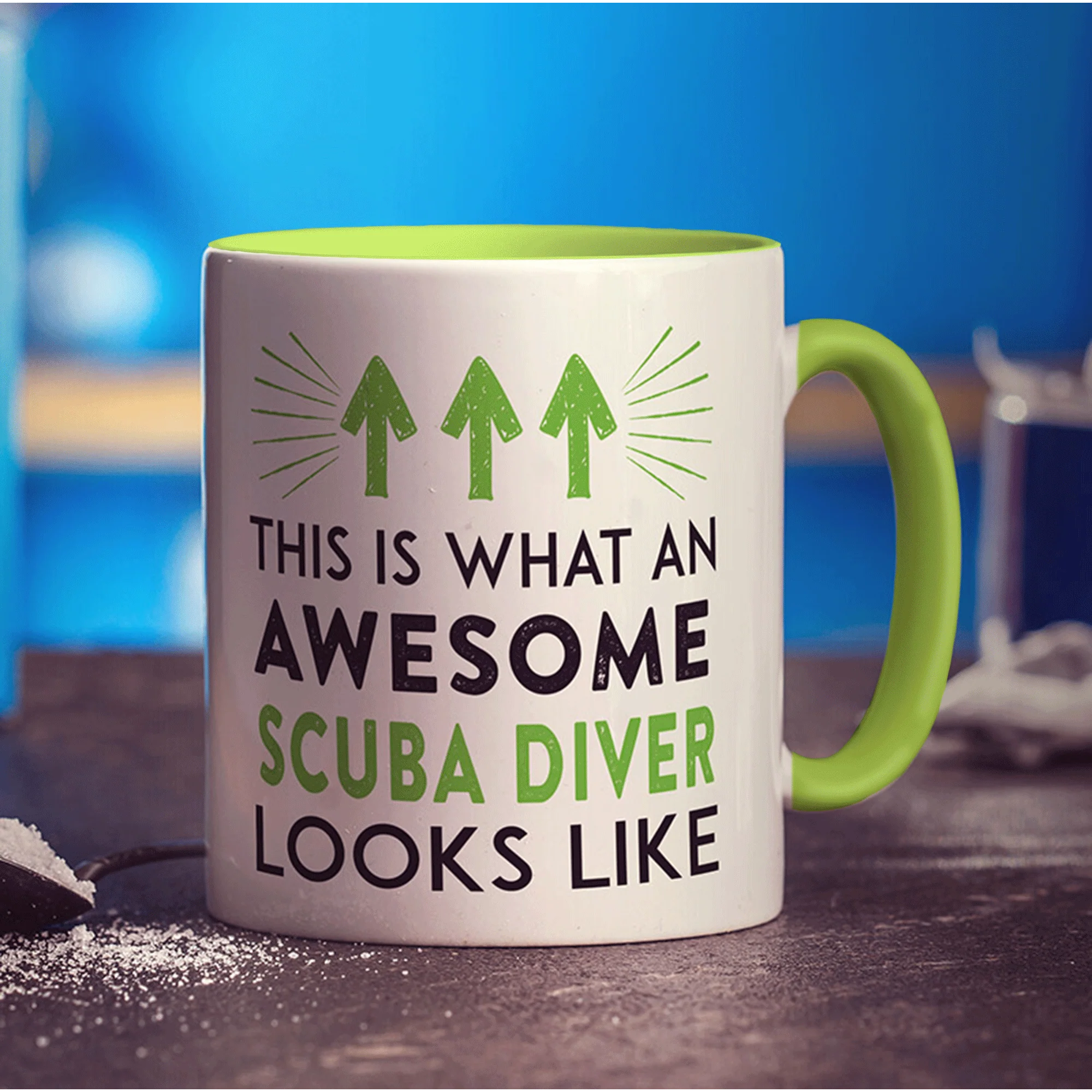 This Is What An Awesome Scuba Diver Looks Like Mug - Image 5