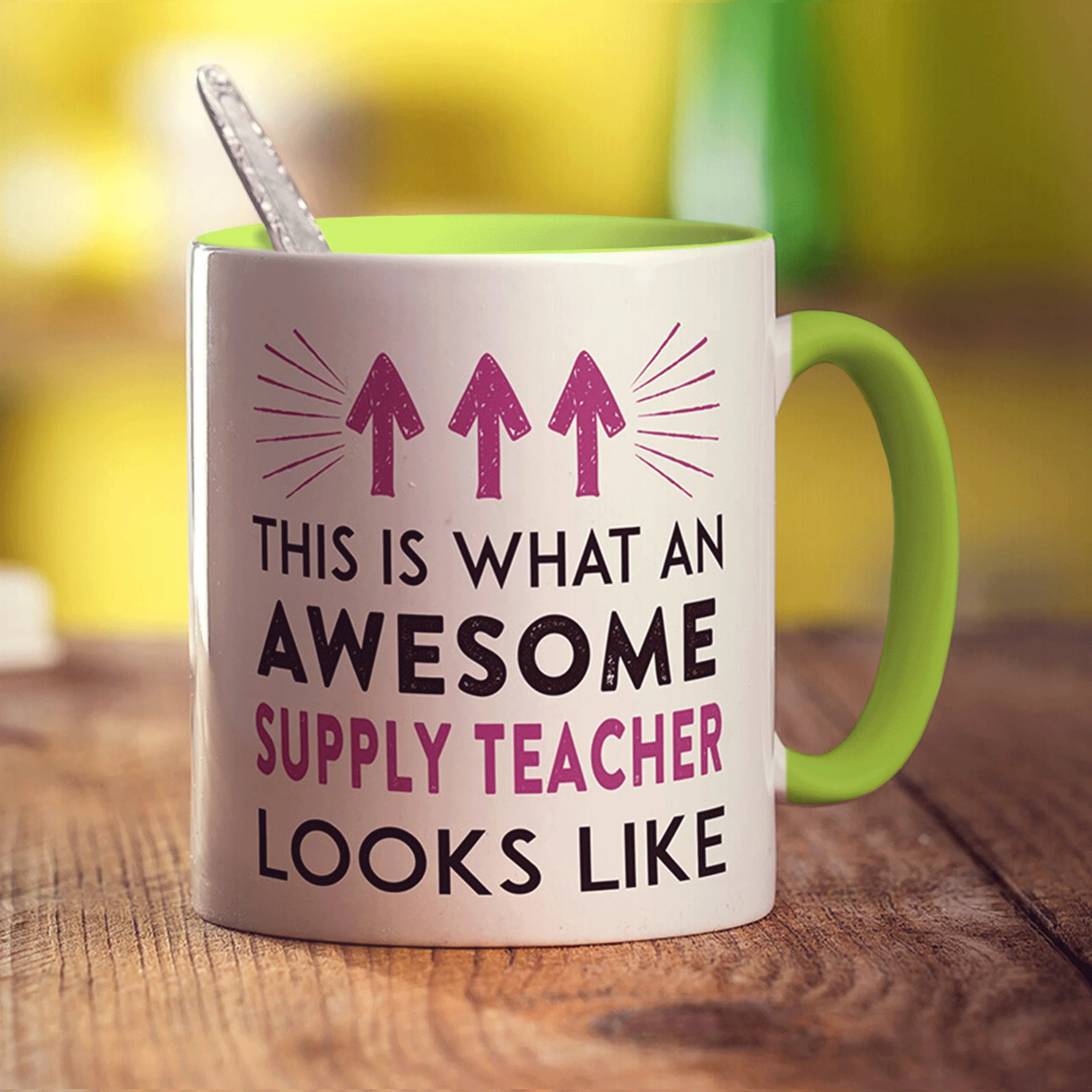 This Is What An Awesome Supply Teacher Looks Like Mug - Image 5