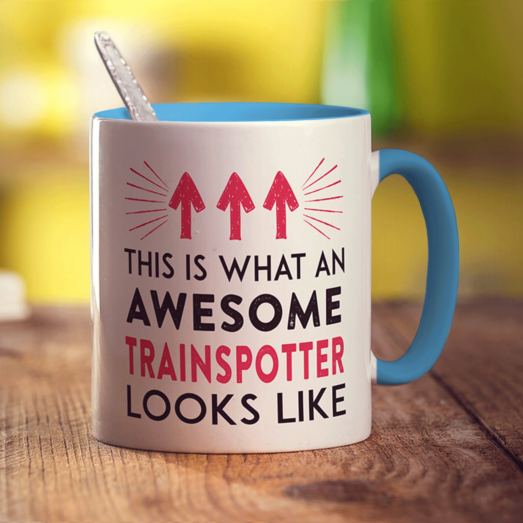This Is What An Awesome Trainspotter Looks Like Mug - Image 6