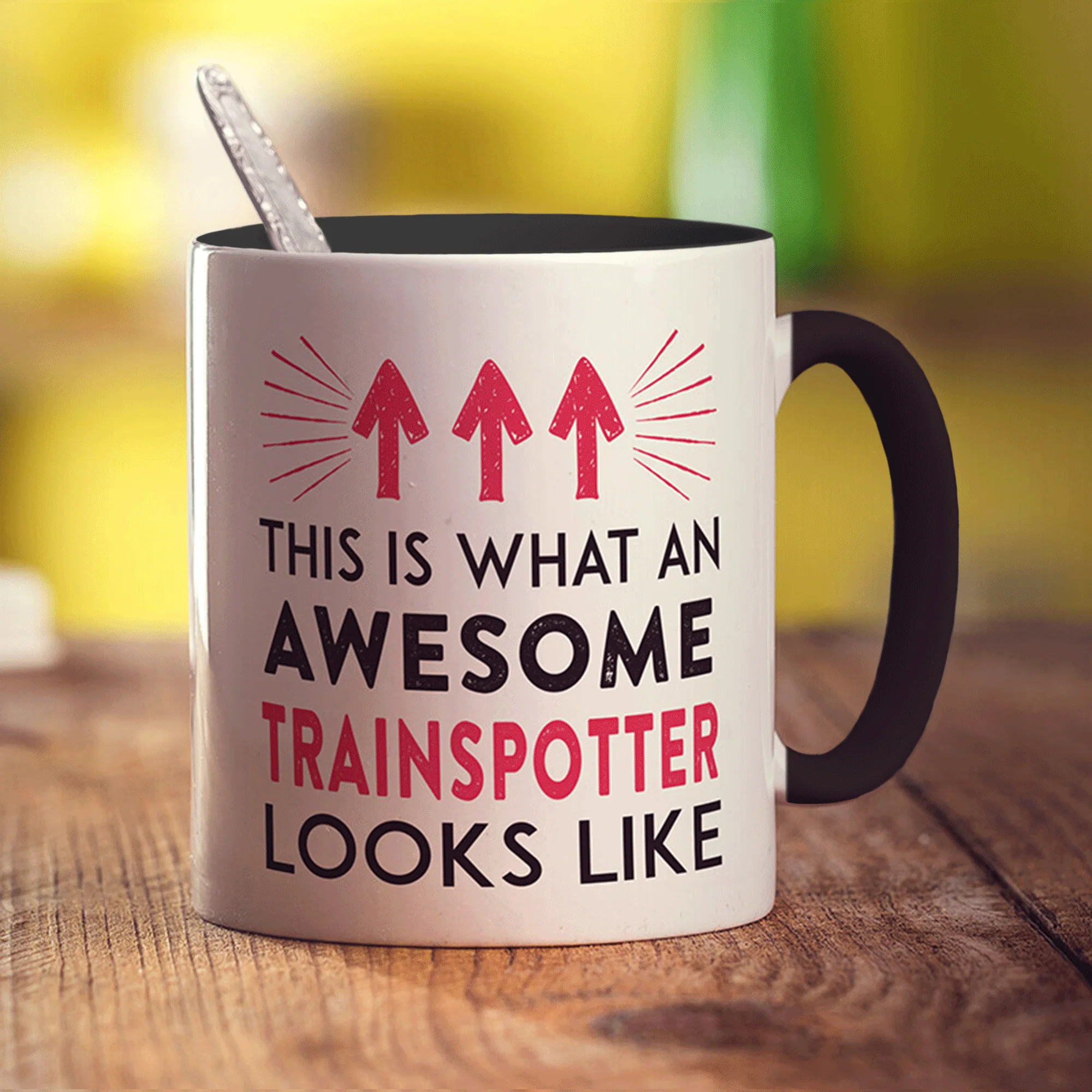 This Is What An Awesome Trainspotter Looks Like Mug - Image 8