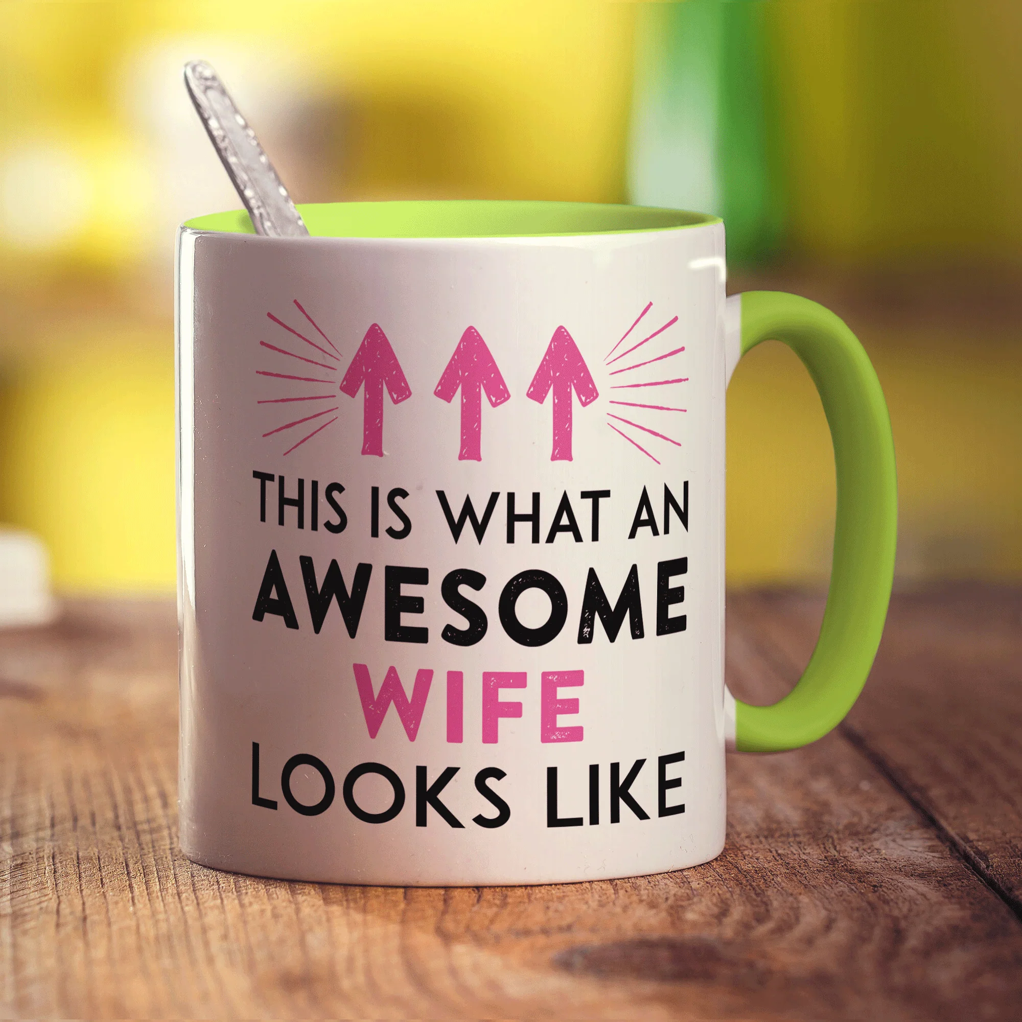 This Is What An Awesome Wife Looks Like Mug - Image 7