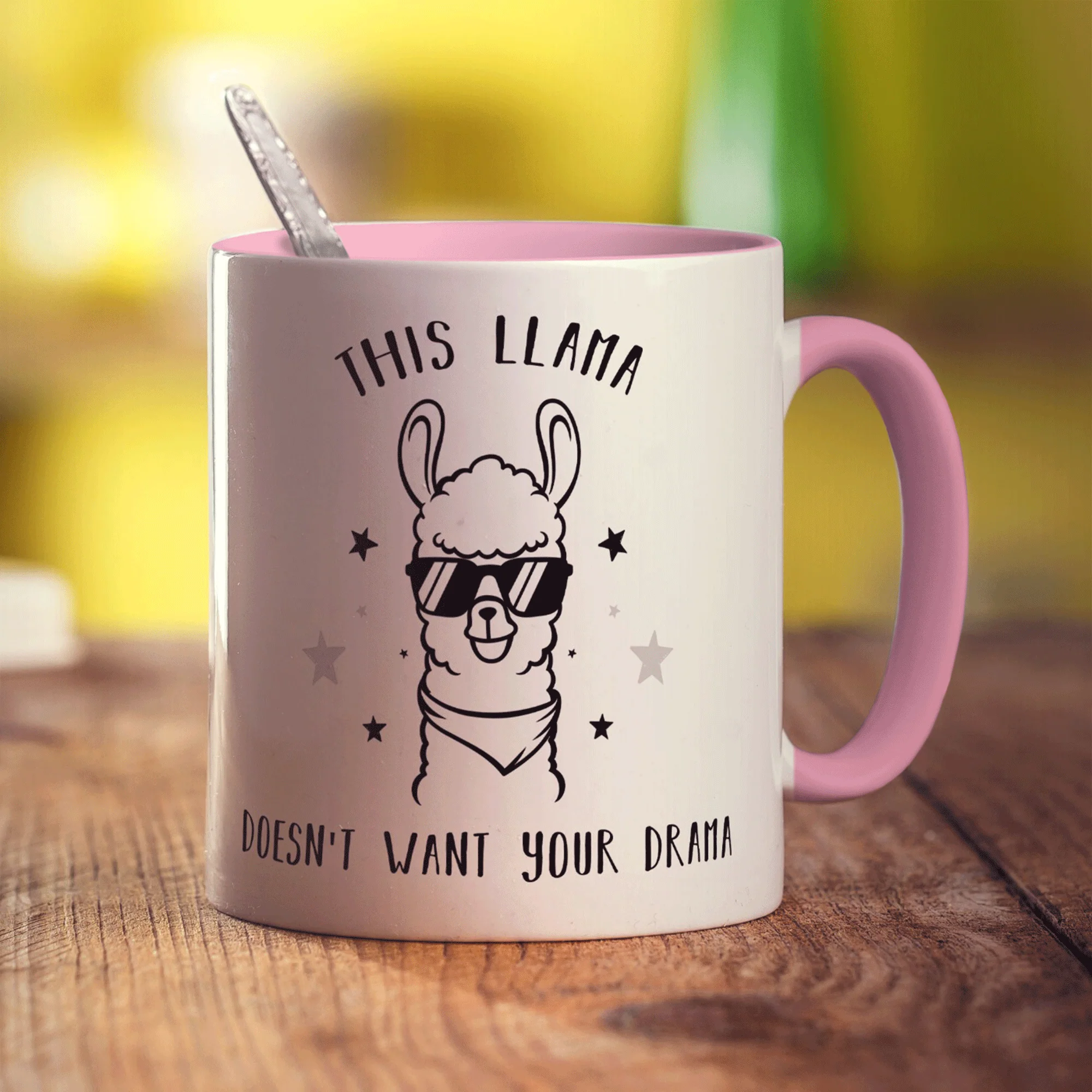 This Llama Doesn't Want Your Drama Mug - Image 11