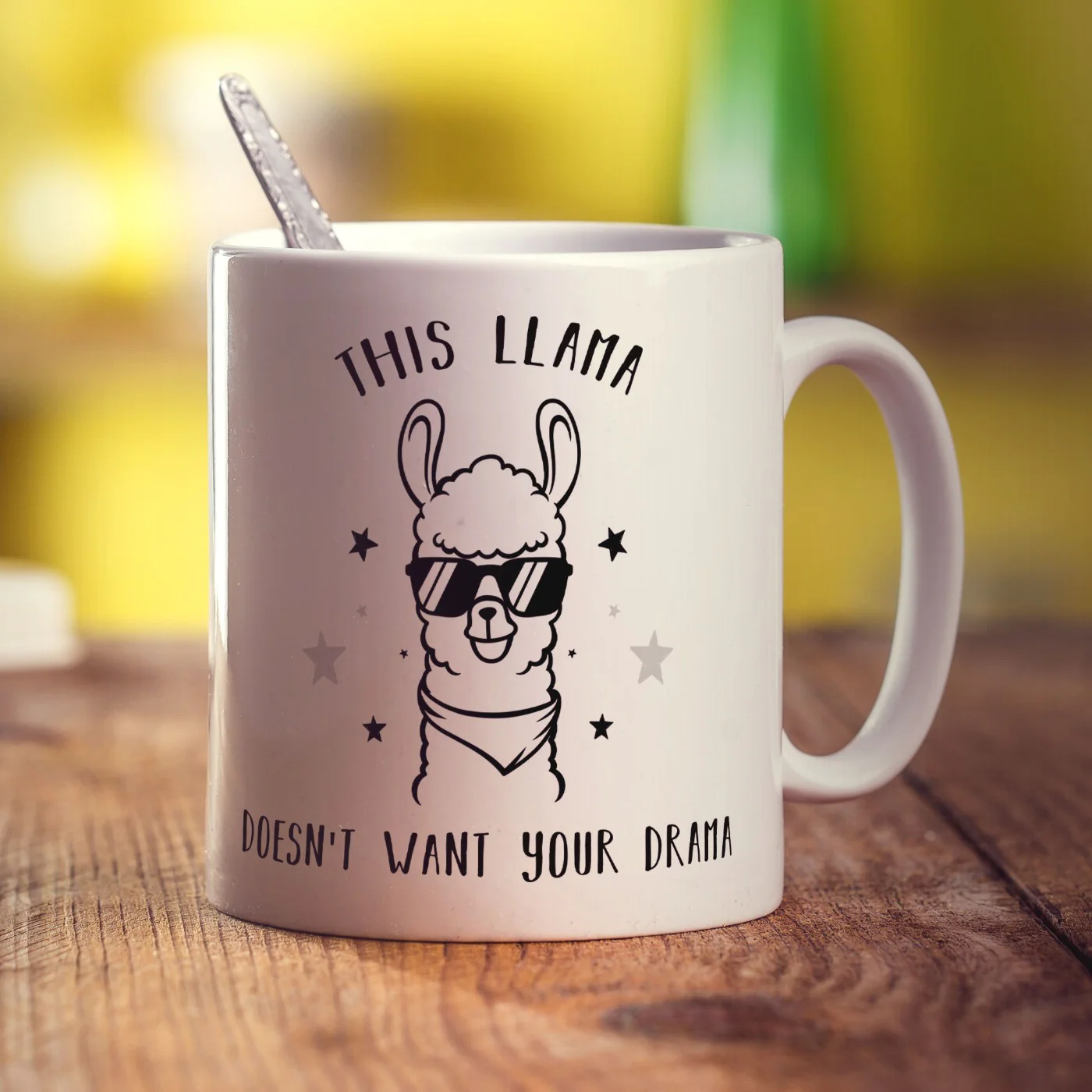 This Llama Doesn't Want Your Drama Mug - Image 5