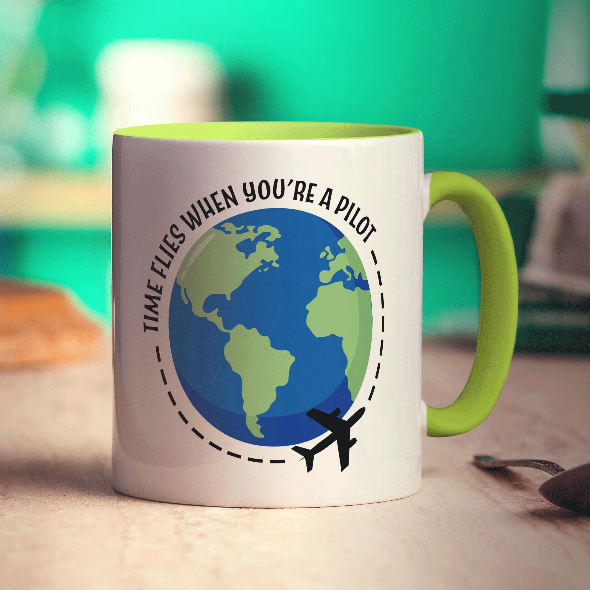 Time Flies When You're a Pilot Mug - Image 9