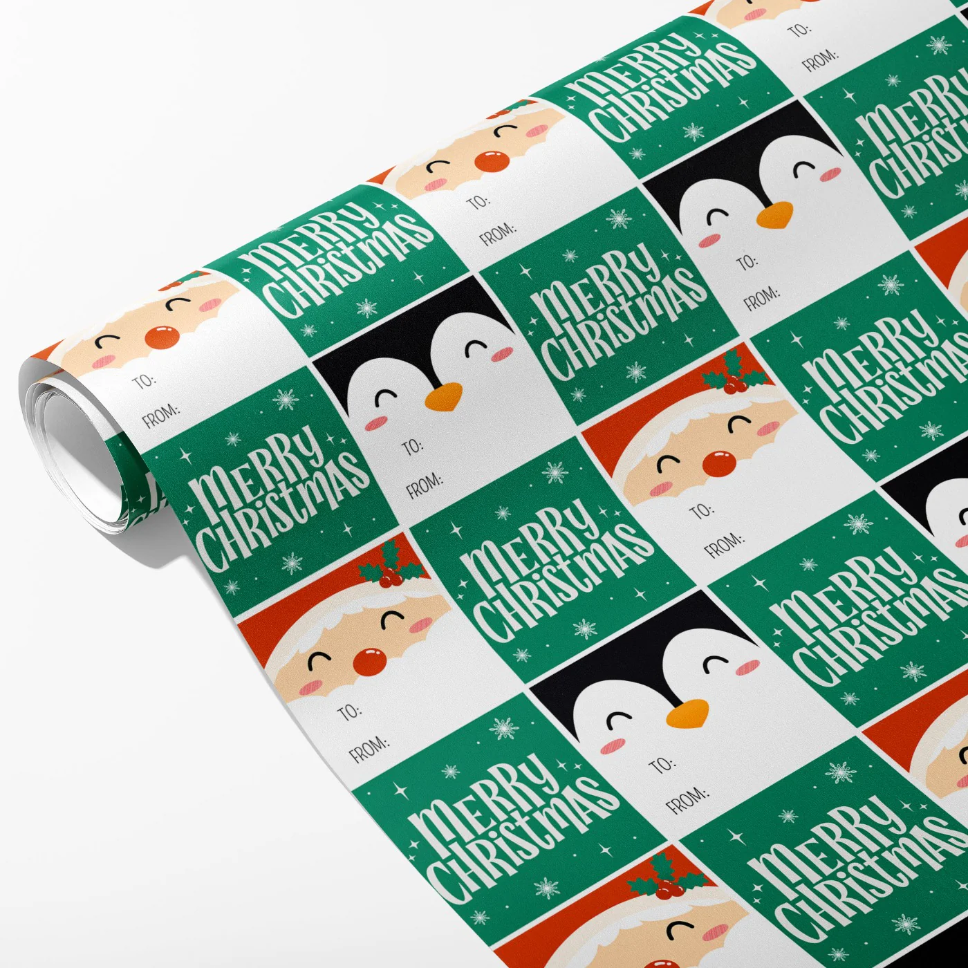 To and From Christmas Wrapping Paper - Image 2