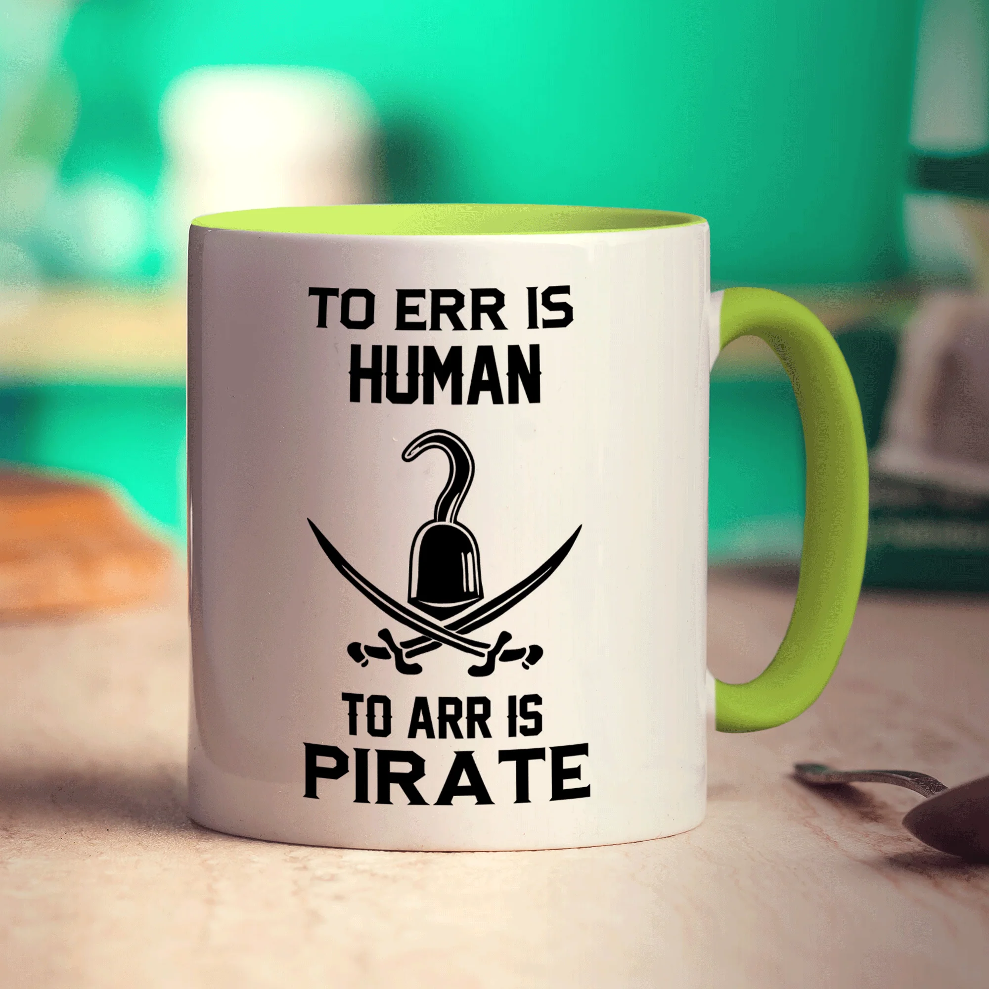To Err is Human, To Arr is Pirate Mug - Image 7