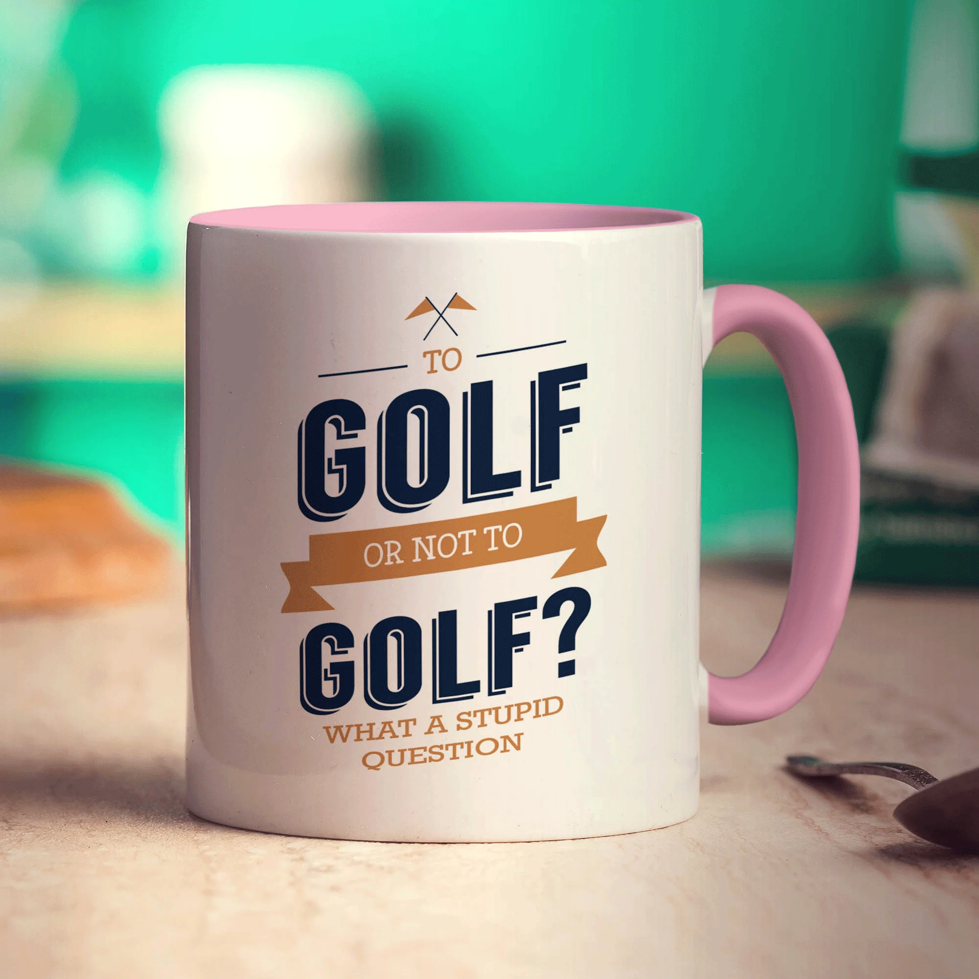 To Golf or Not to Golf? What a Stupid Question Mug - Image 9