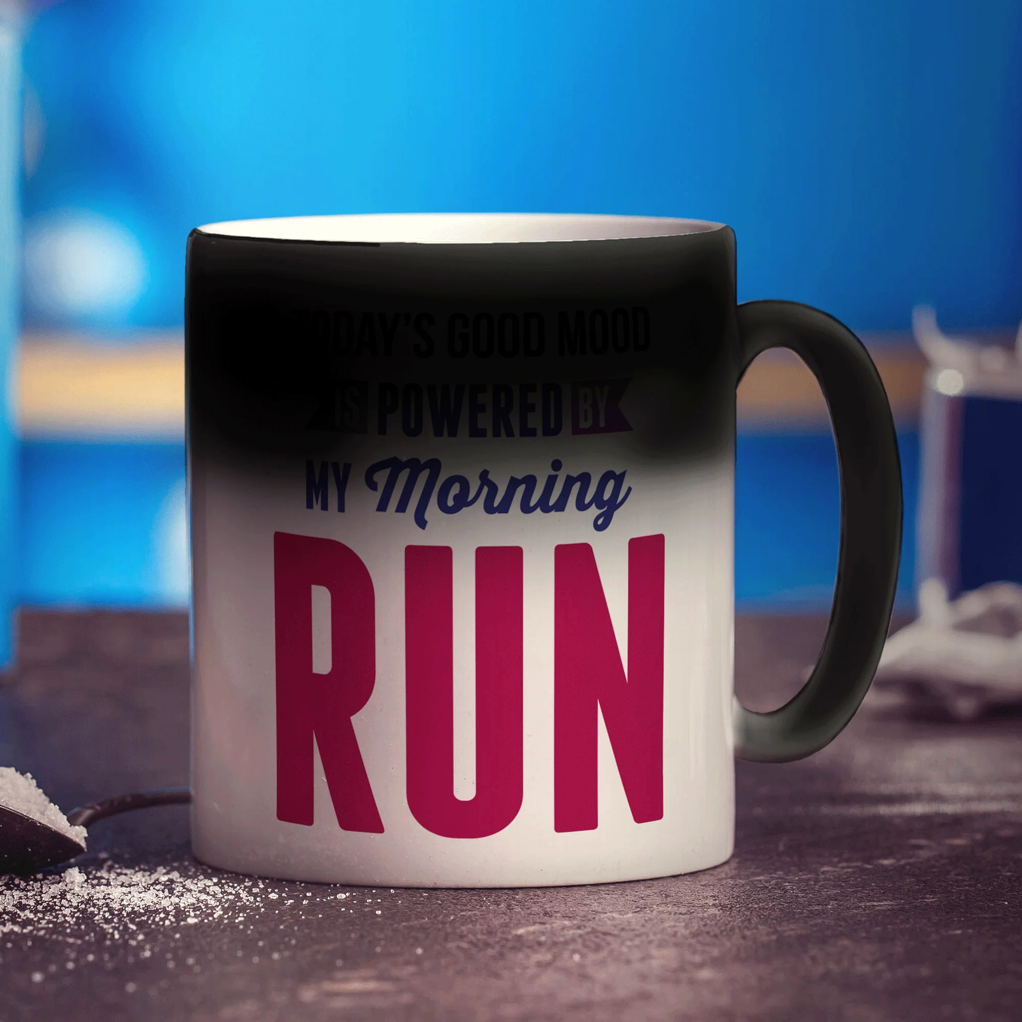 Today's Good Mood is Powered By My Morning Run Mug - Image 6