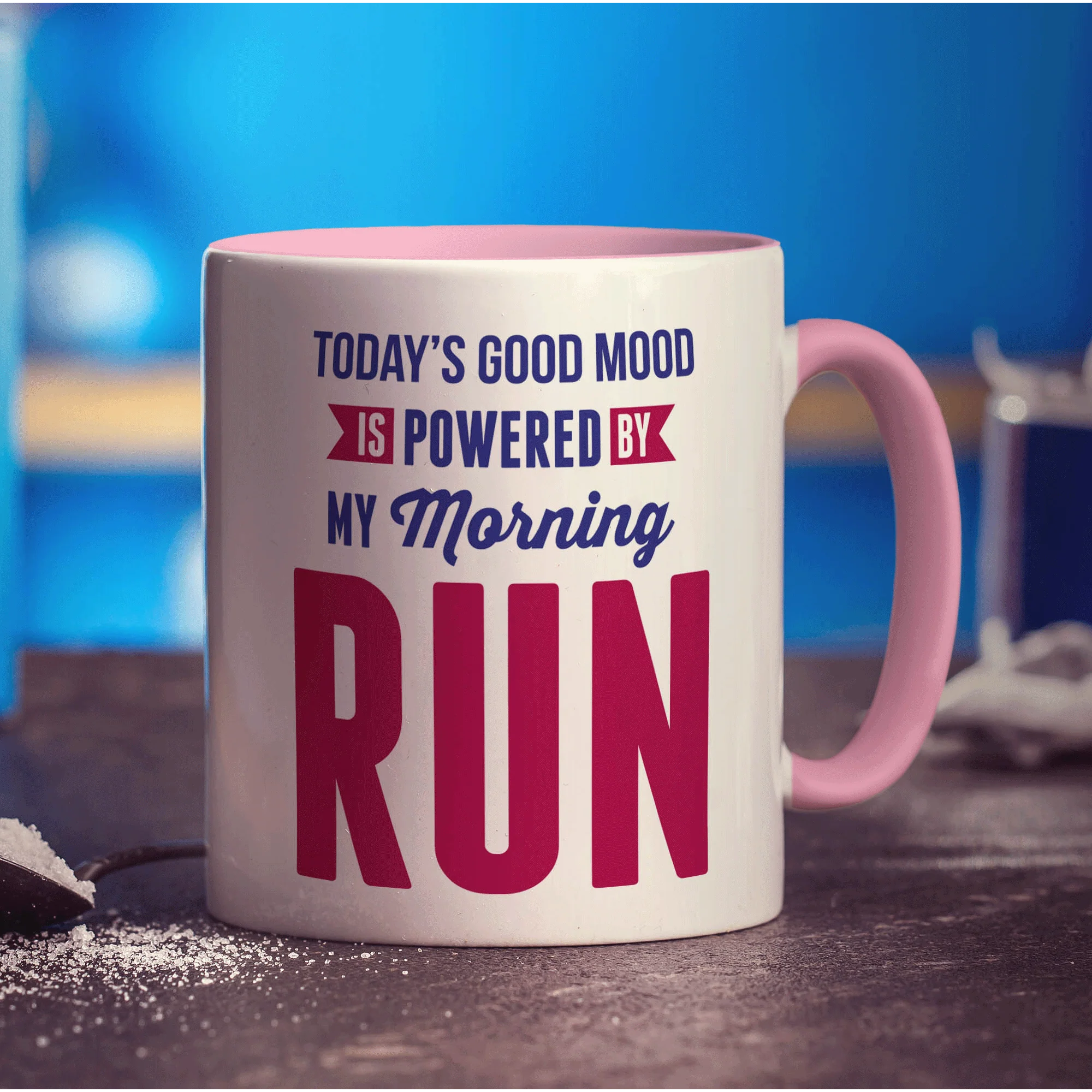 Today's Good Mood is Powered By My Morning Run Mug - Image 9