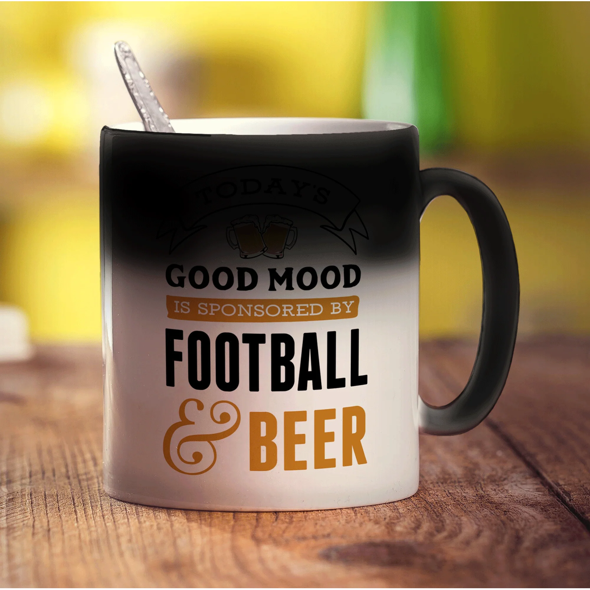 Today's Good Mood is Sponsored By Football & Beer Mug - Image 6