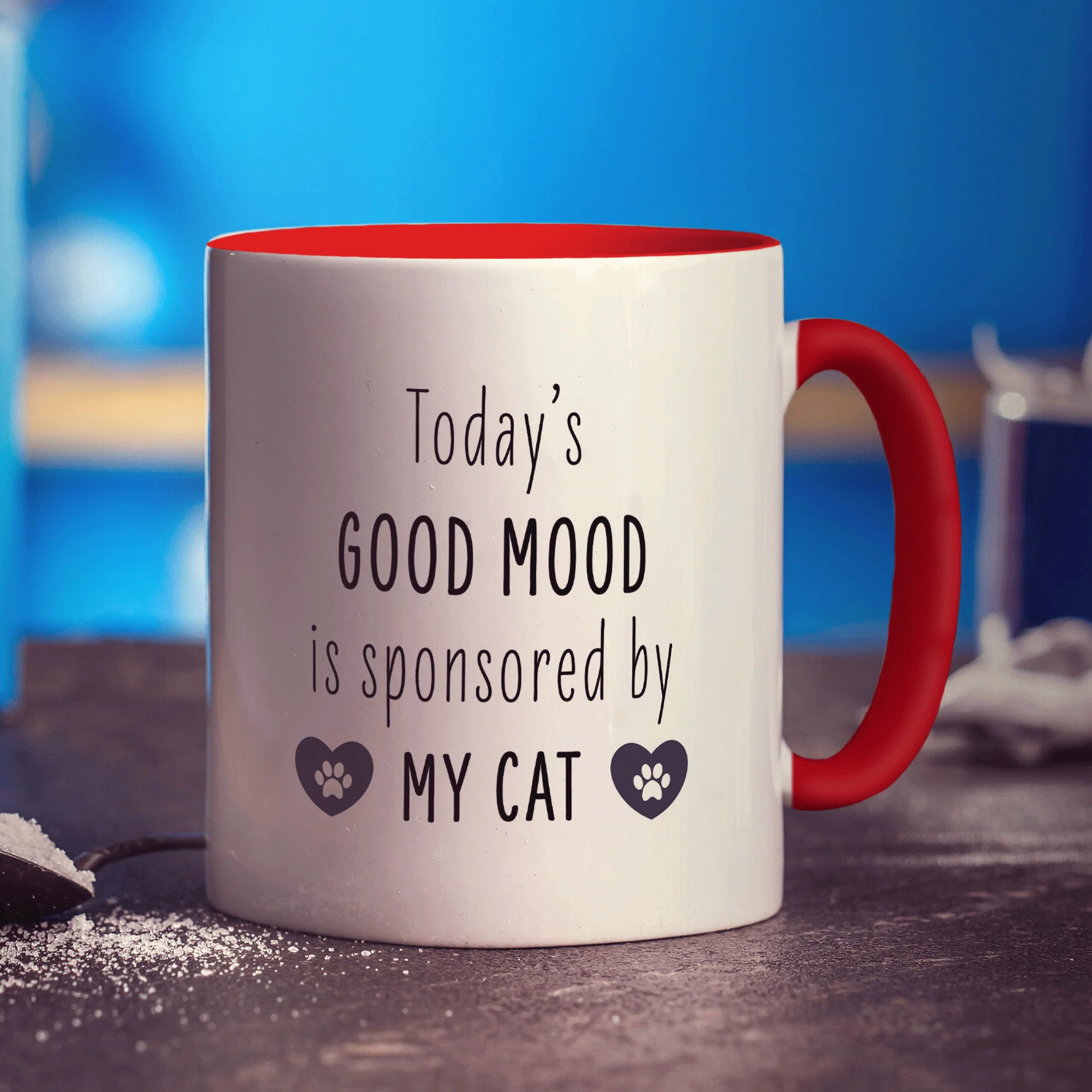 Todays Good Mood is Sponsored by My Cat Personalised Mug - Image 11