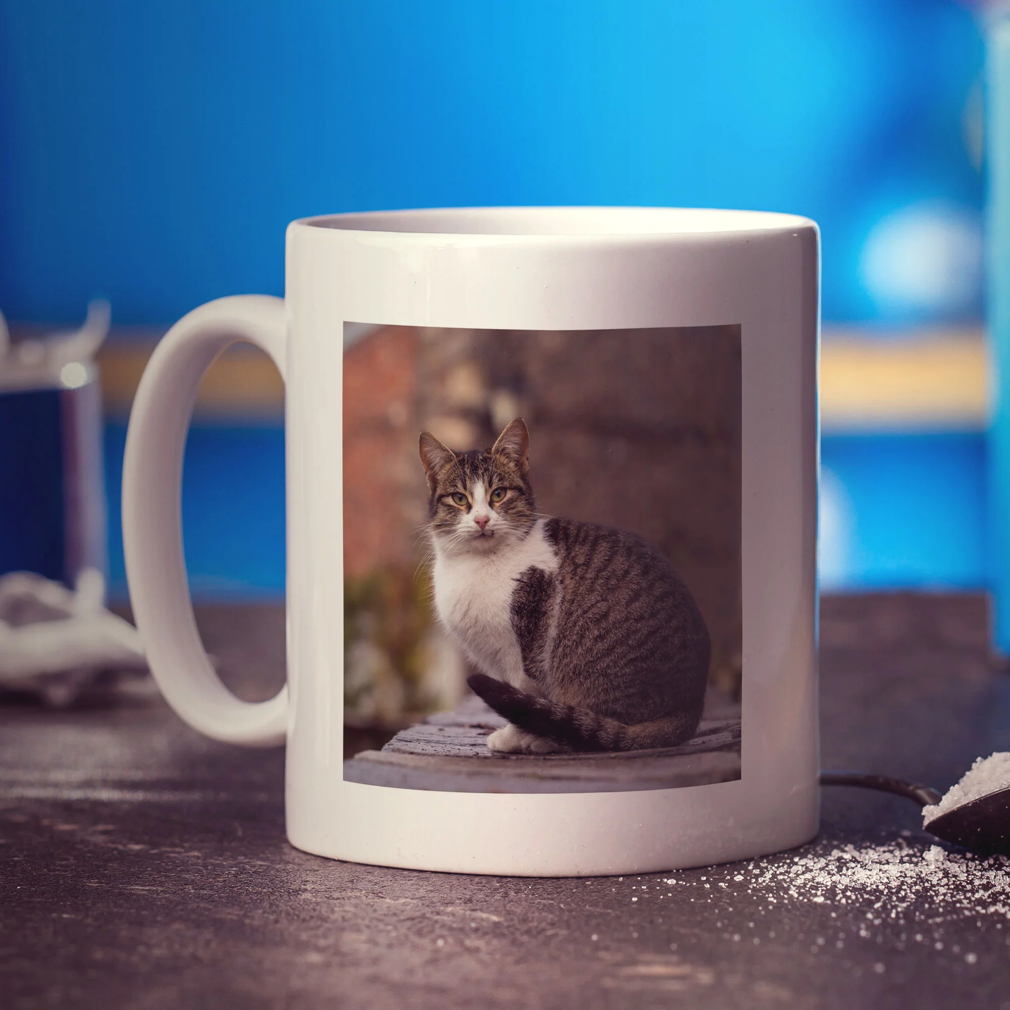 Todays Good Mood is Sponsored by My Cat Personalised Mug - Image 4