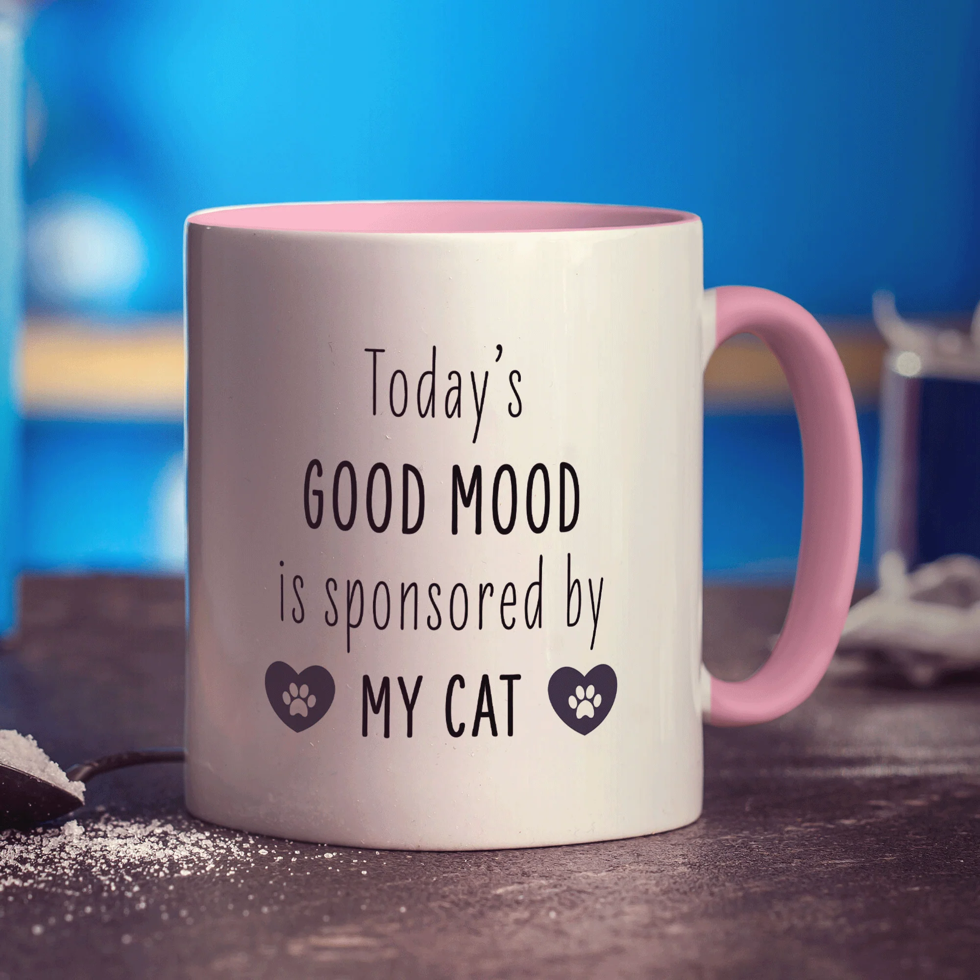 Todays Good Mood is Sponsored by My Cat Personalised Mug - Image 9
