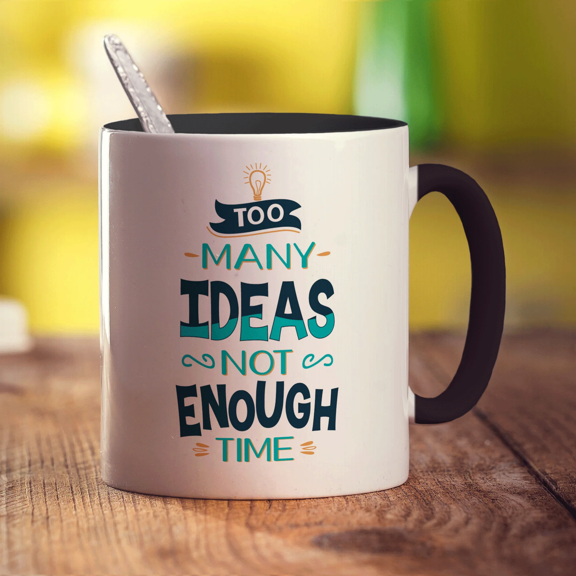 Too Many Ideas Not Enough Time Mug - Image 10