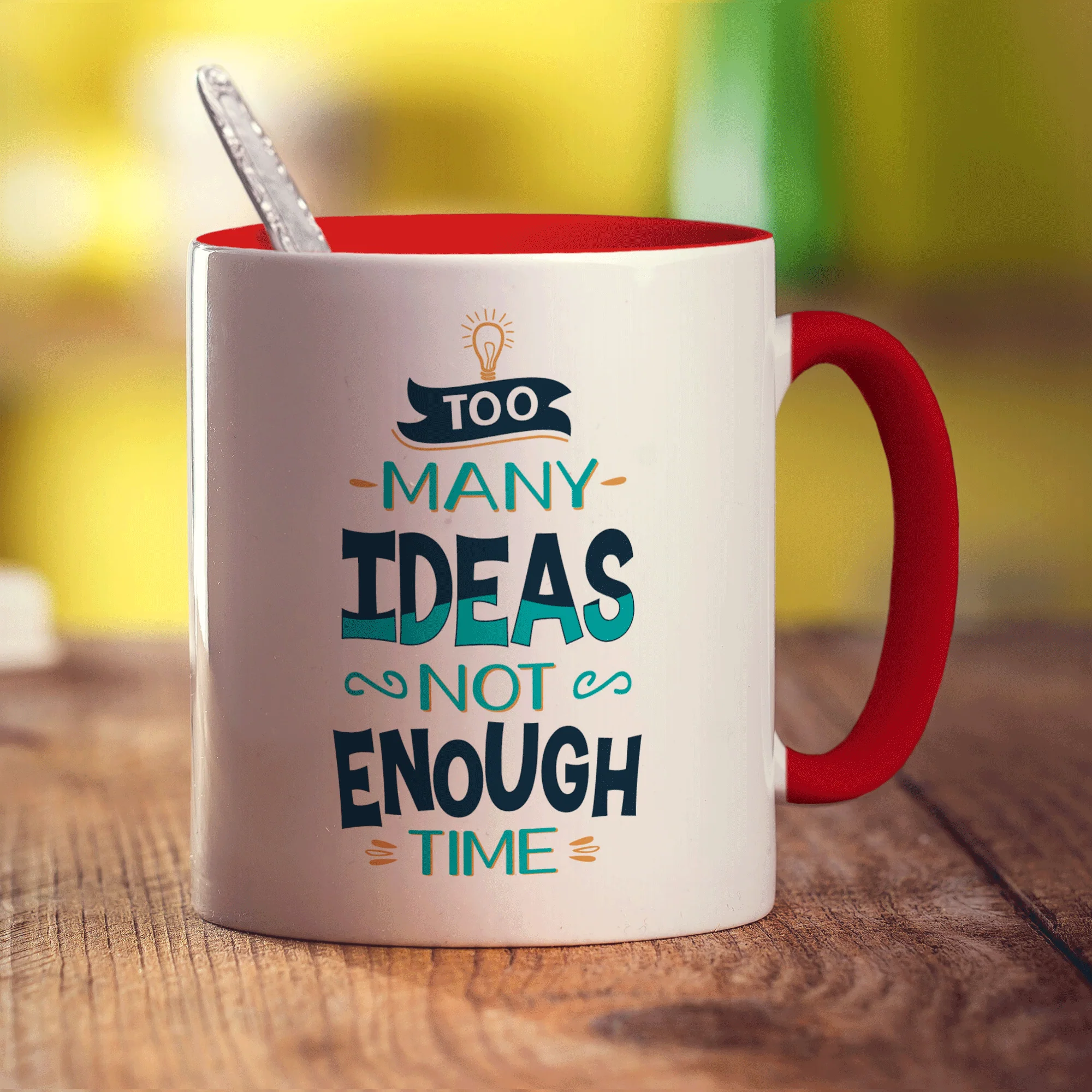 Too Many Ideas Not Enough Time Mug - Image 11