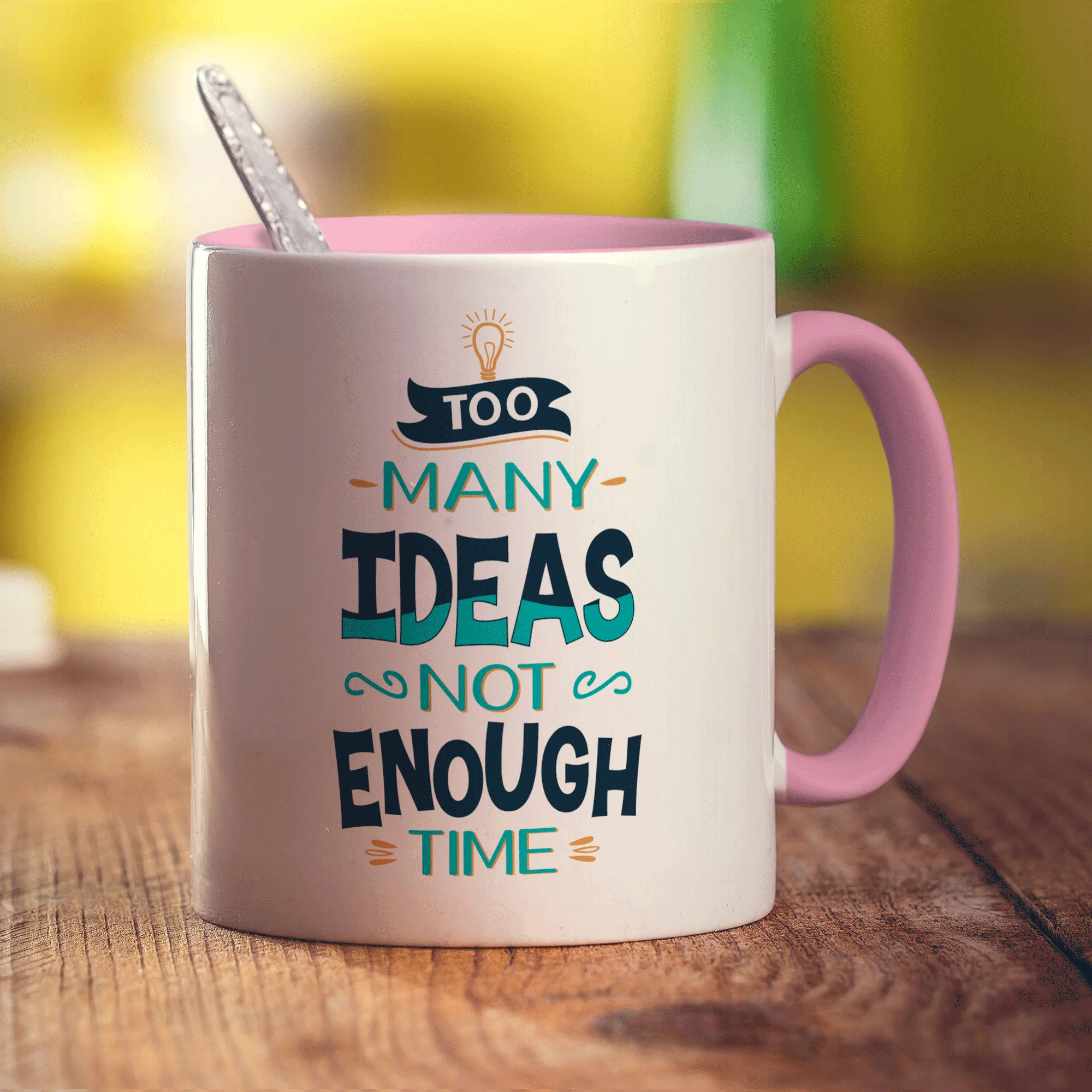 Too Many Ideas Not Enough Time Mug - Image 9