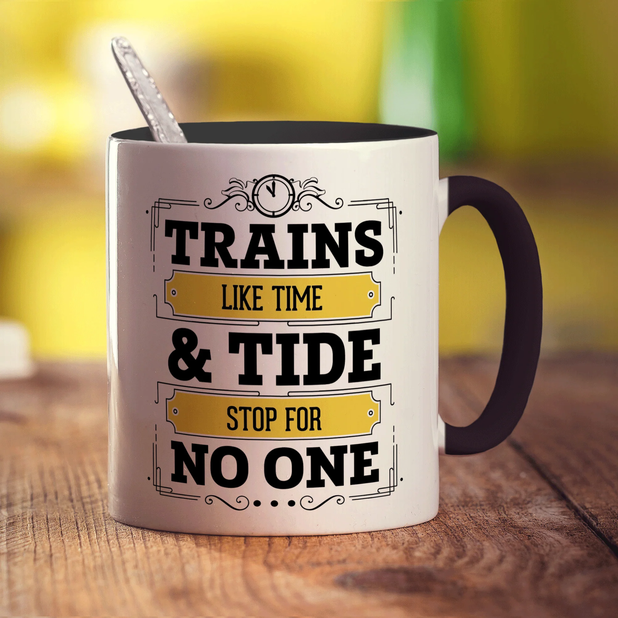 Trains Like Time & Tide Stop For No One Mug - Image 10