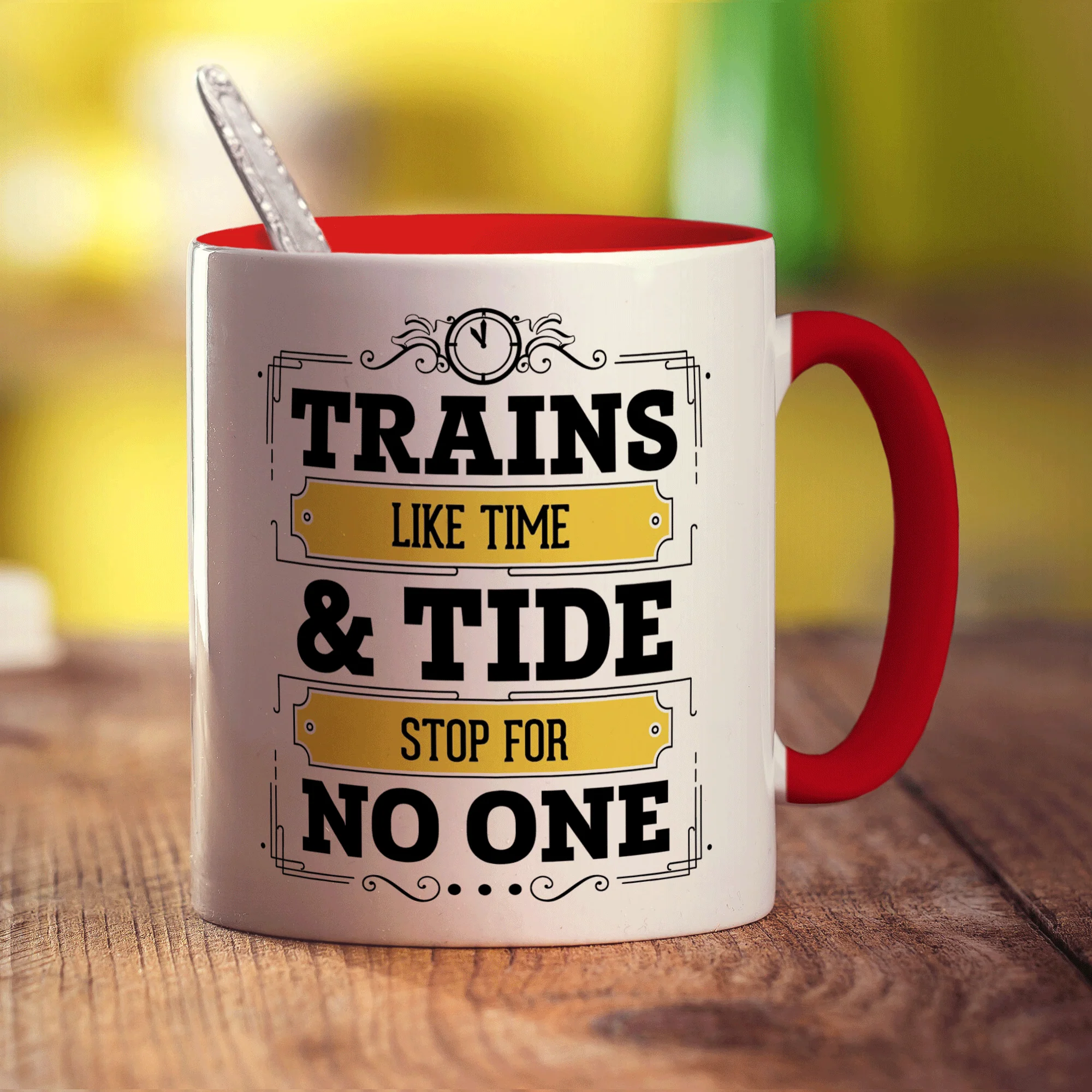 Trains Like Time & Tide Stop For No One Mug - Image 11