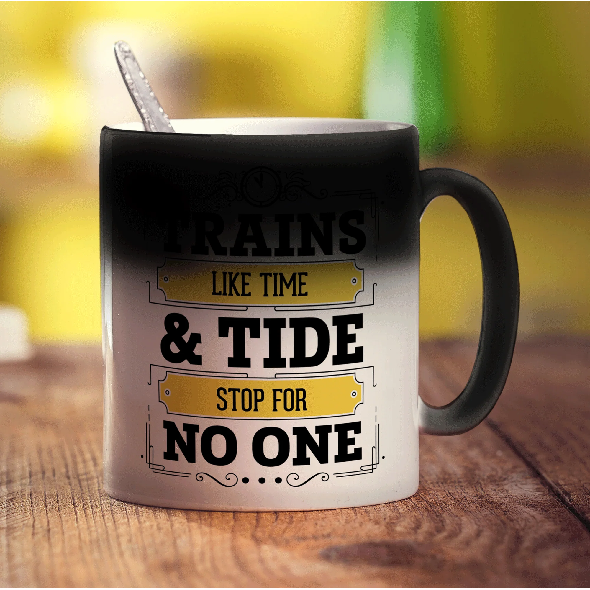 Trains Like Time & Tide Stop For No One Mug - Image 6