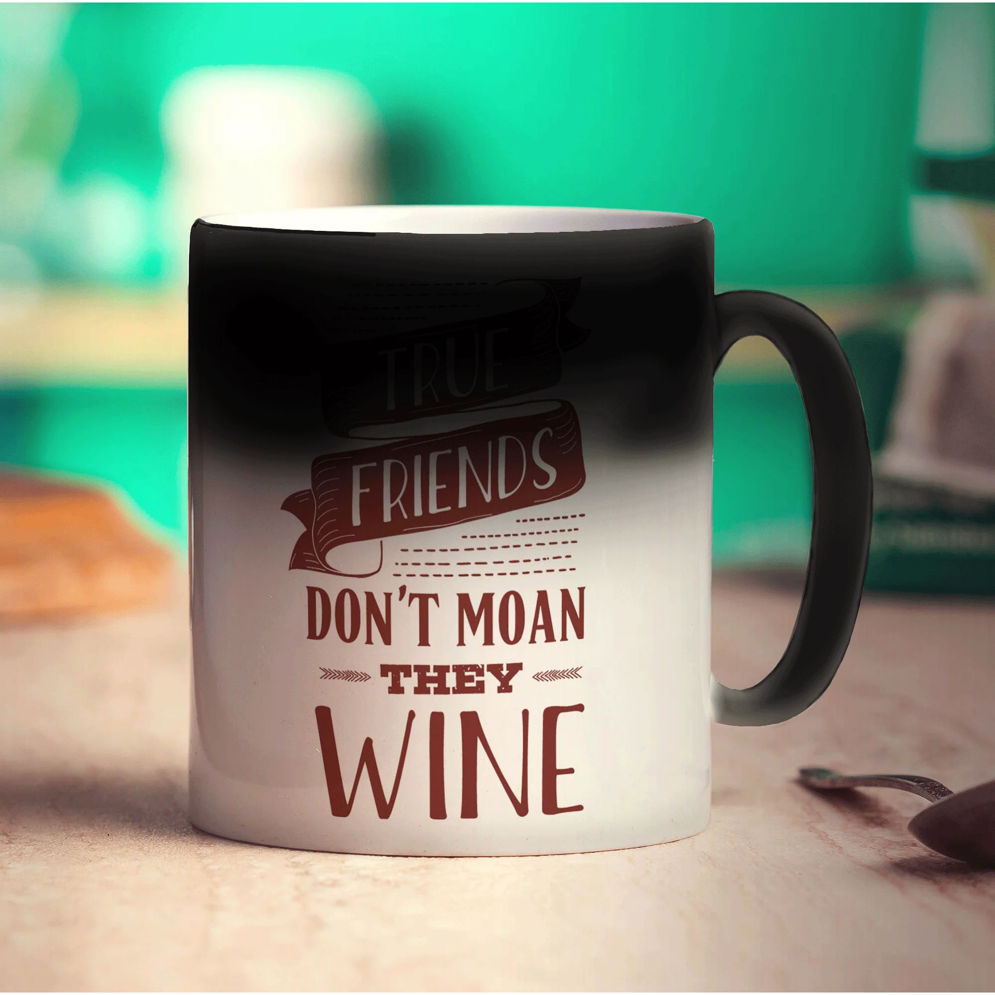 True Friends Don't Moan They Wine Mug - Image 6