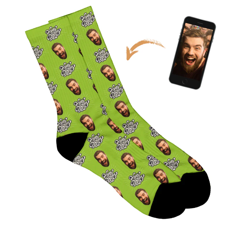 Vintage Birthday Personalised Socks - Image 102