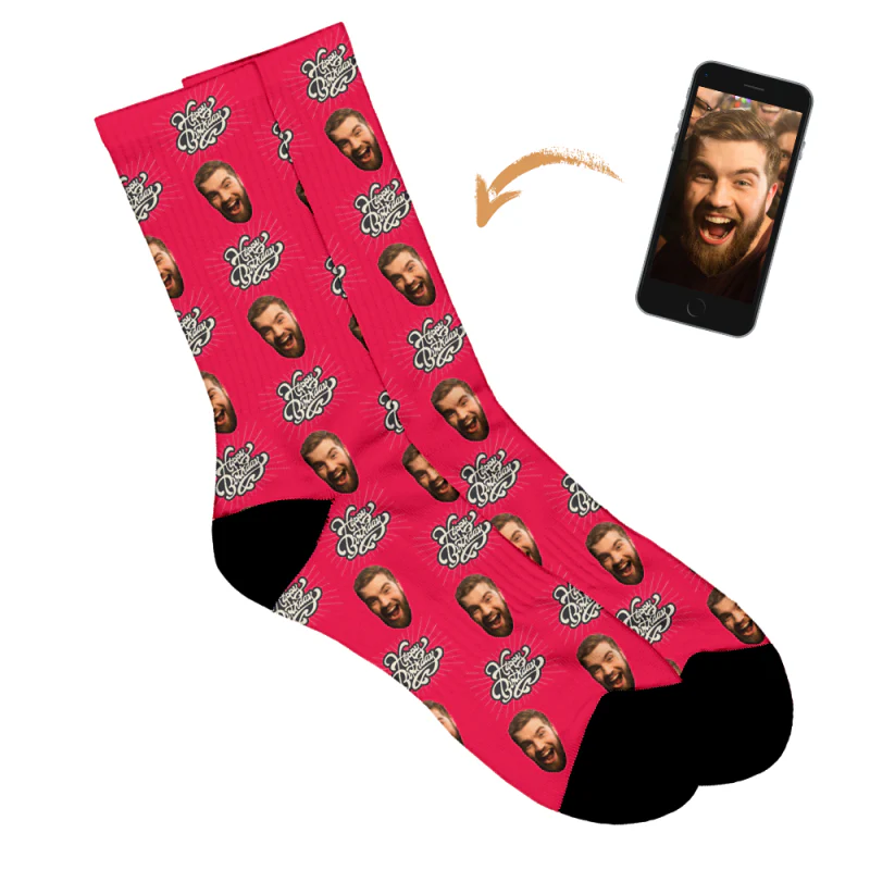Vintage Birthday Personalised Socks - Image 31