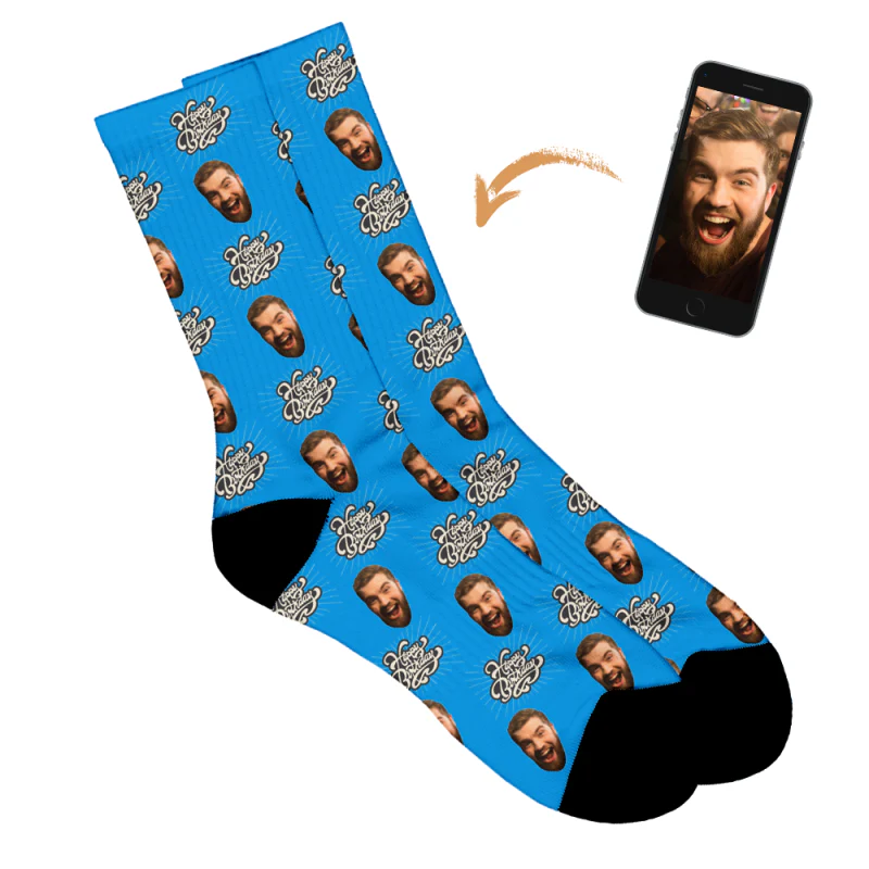 Vintage Birthday Personalised Socks - Image 83