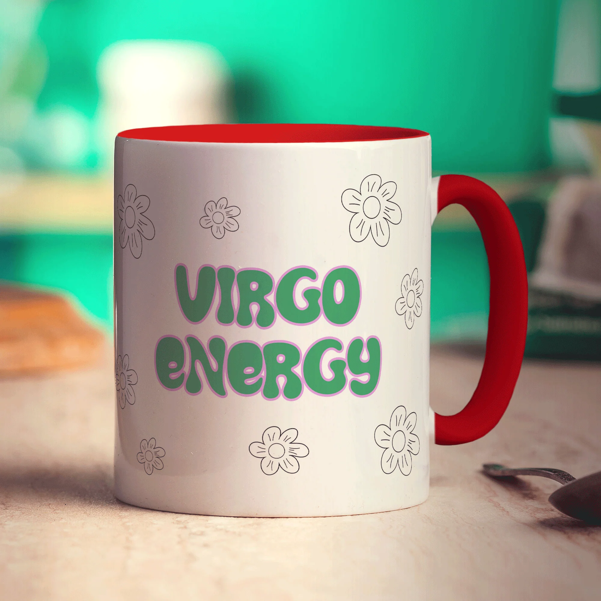 Virgo Energy Star Sign Mug - Image 11