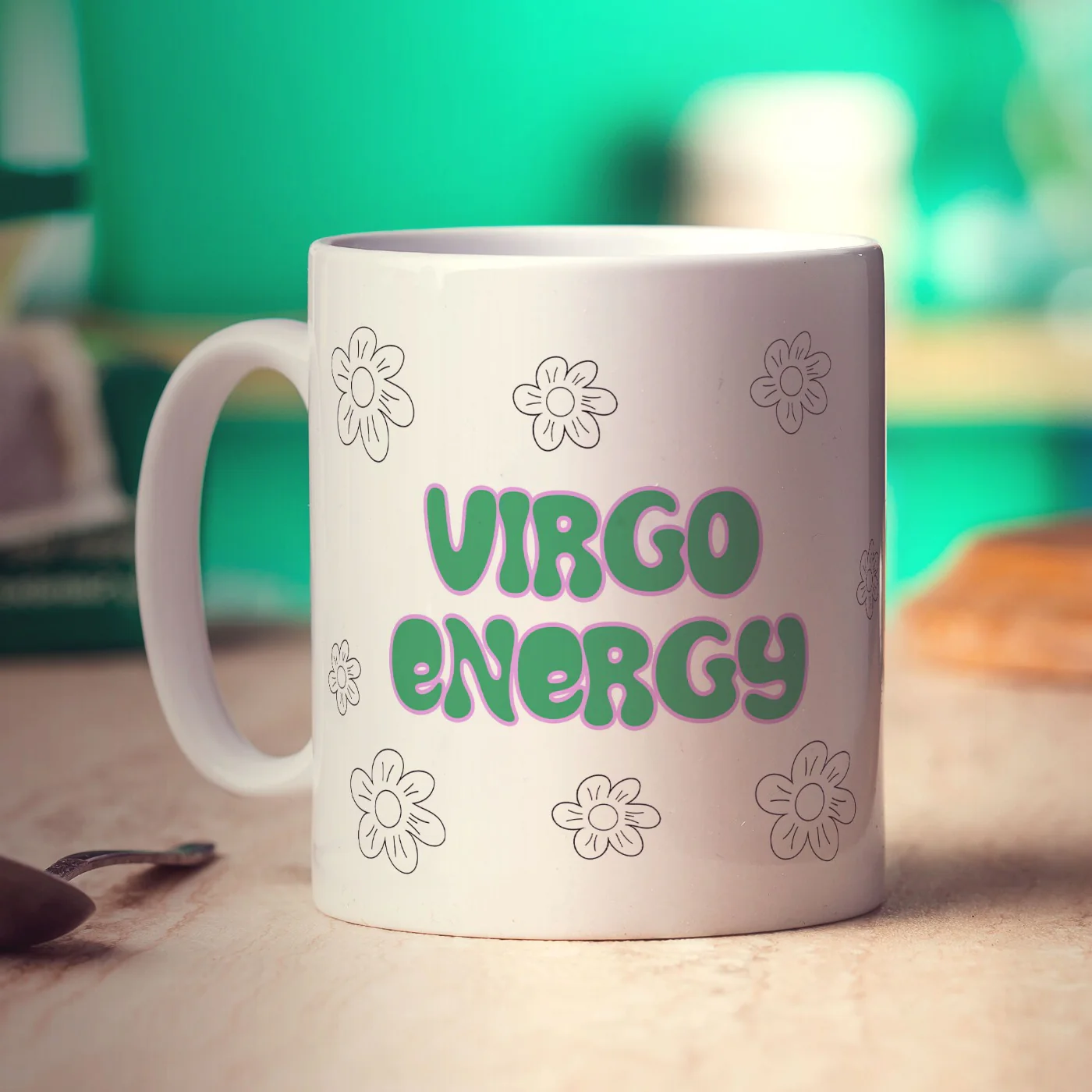 Virgo Energy Star Sign Mug - Image 4