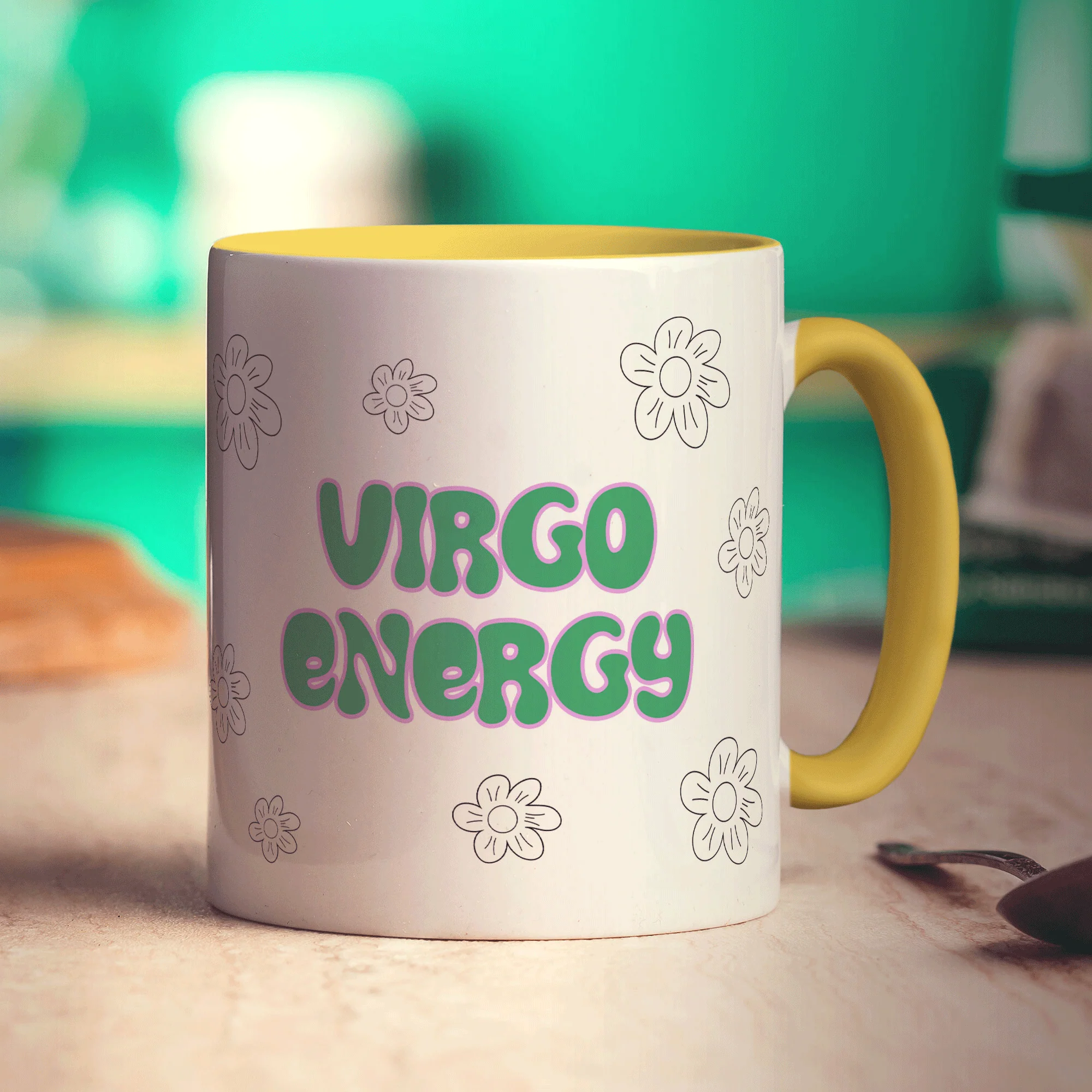 Virgo Energy Star Sign Mug - Image 5