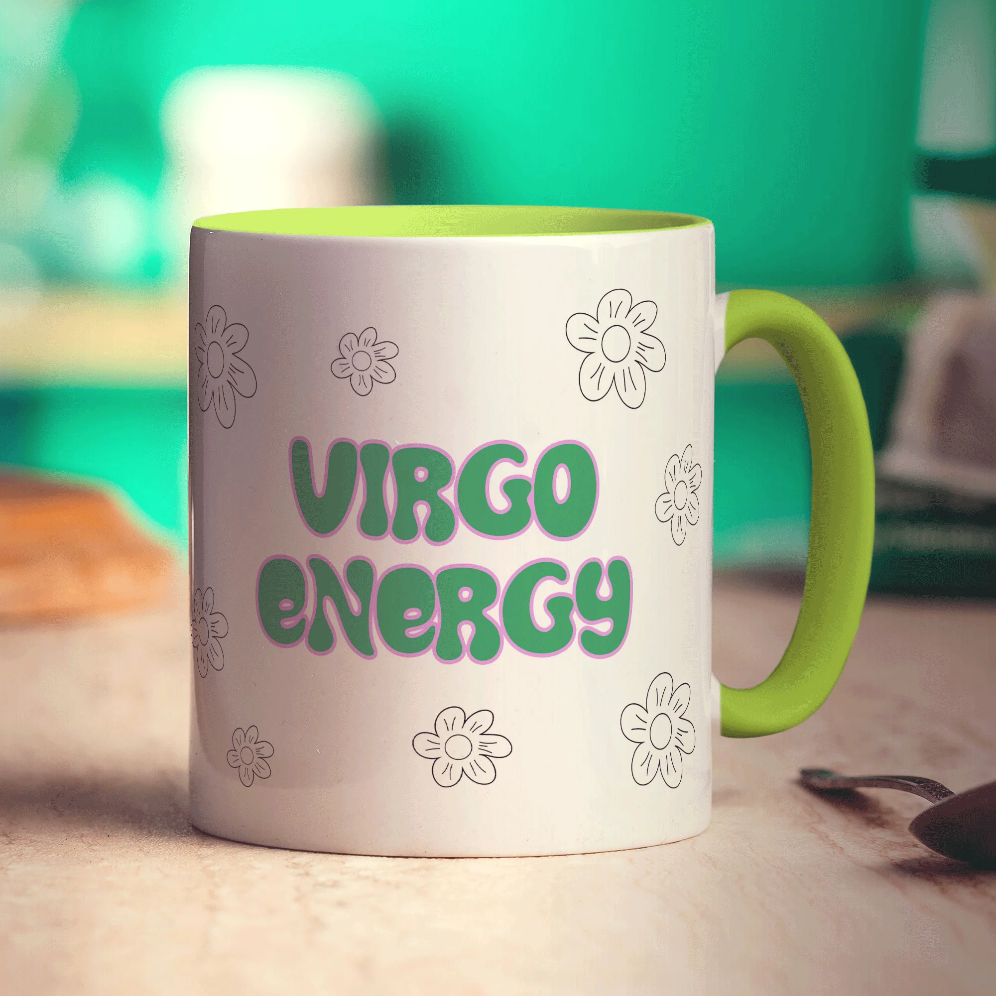 Virgo Energy Star Sign Mug - Image 7