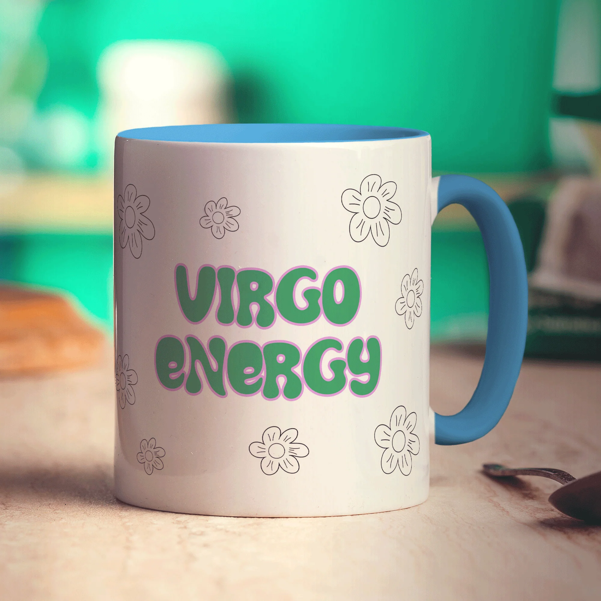 Virgo Energy Star Sign Mug - Image 8
