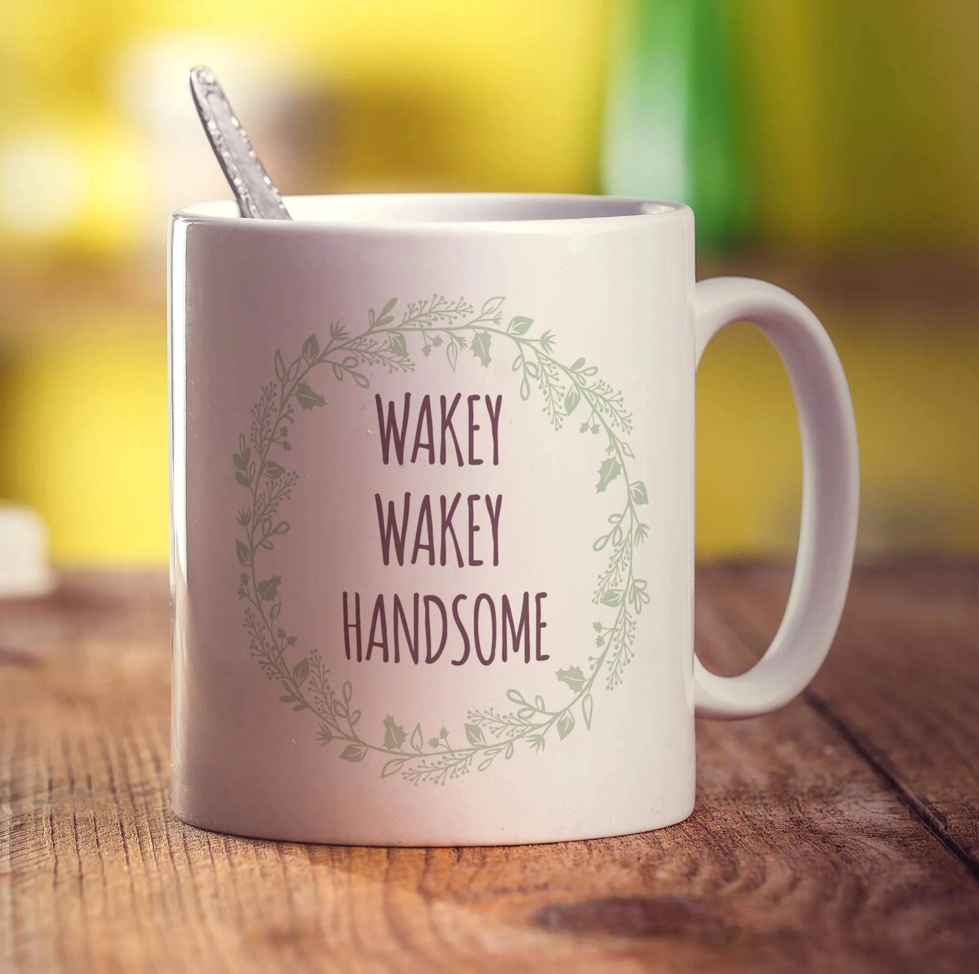 Wakey Wakey Handsome Mug - Image 3
