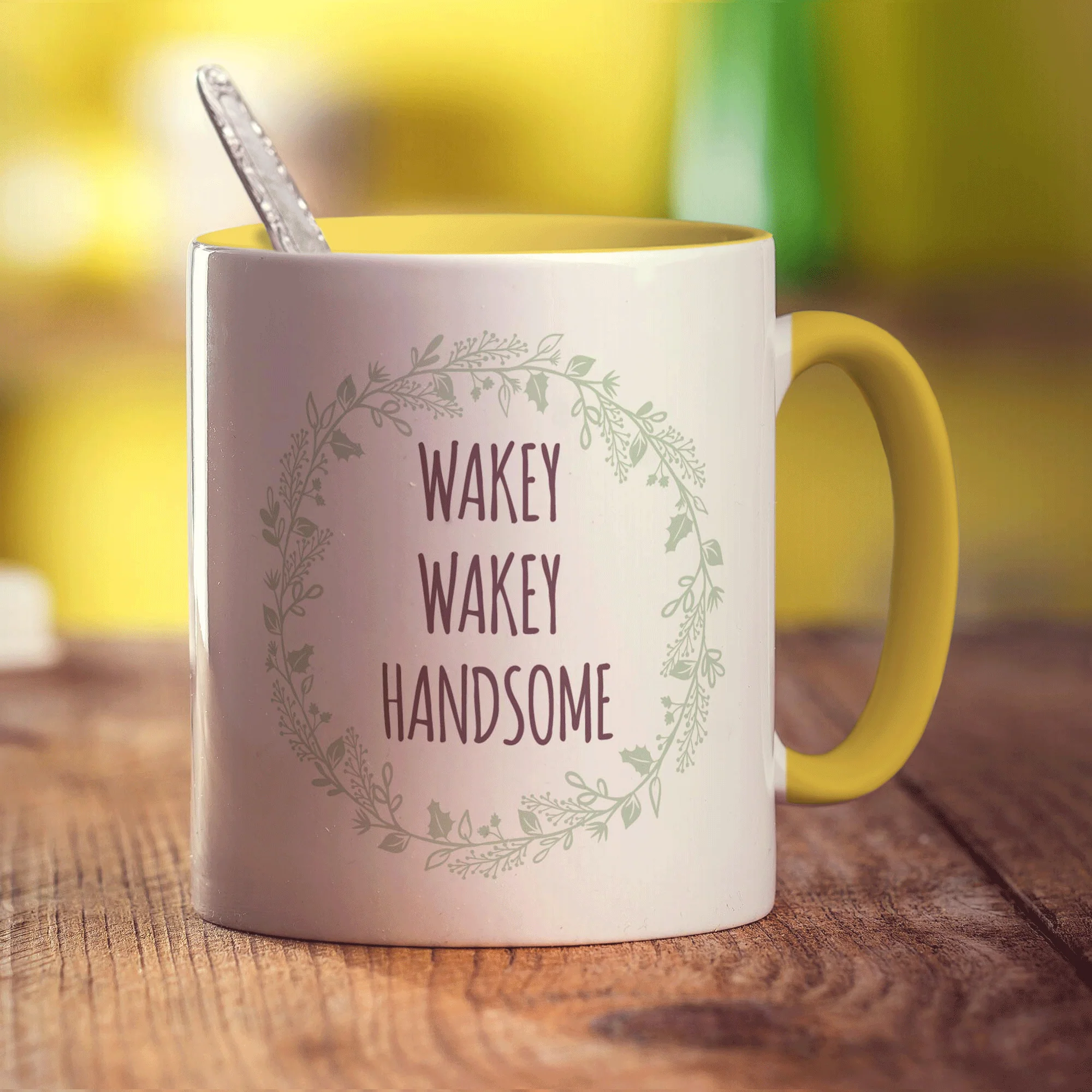 Wakey Wakey Handsome Mug - Image 5