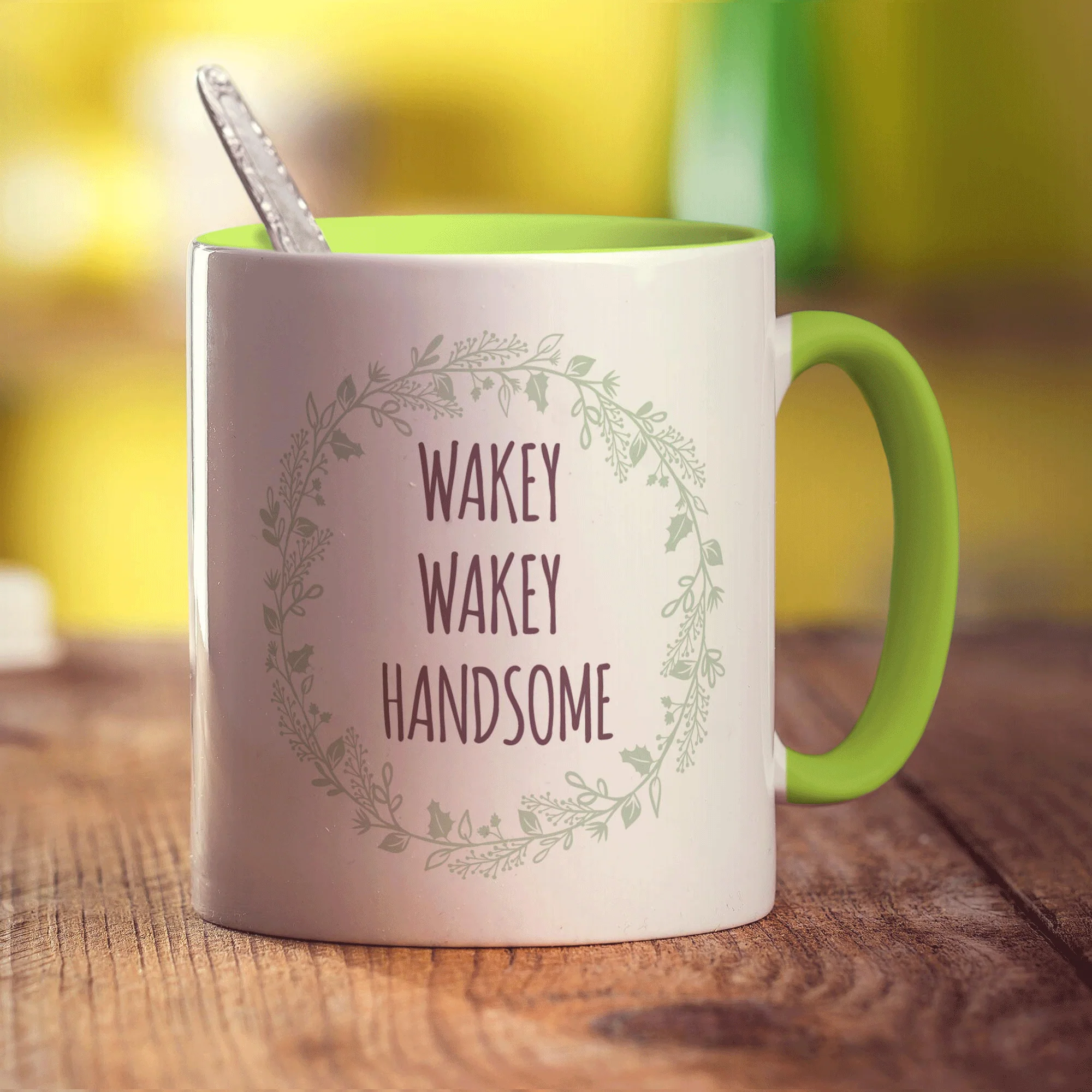 Wakey Wakey Handsome Mug - Image 7
