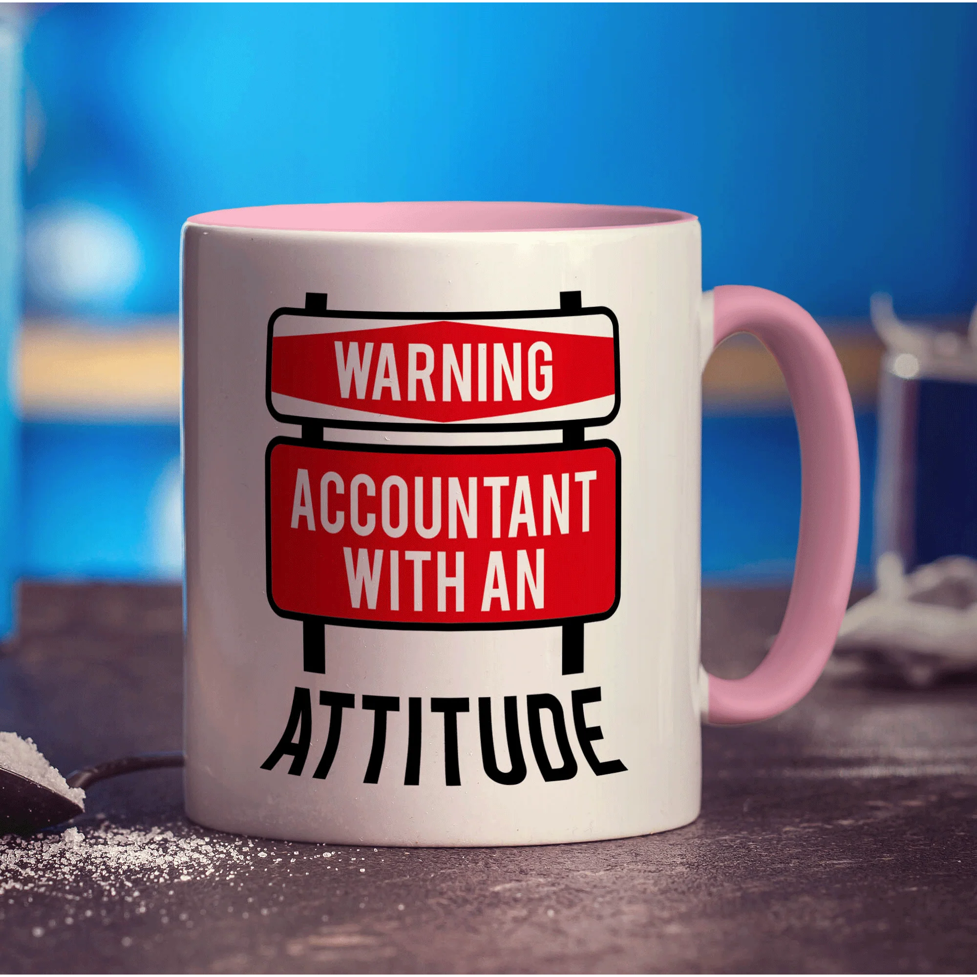 Warning Accountant With an Attitude Mug - Image 9