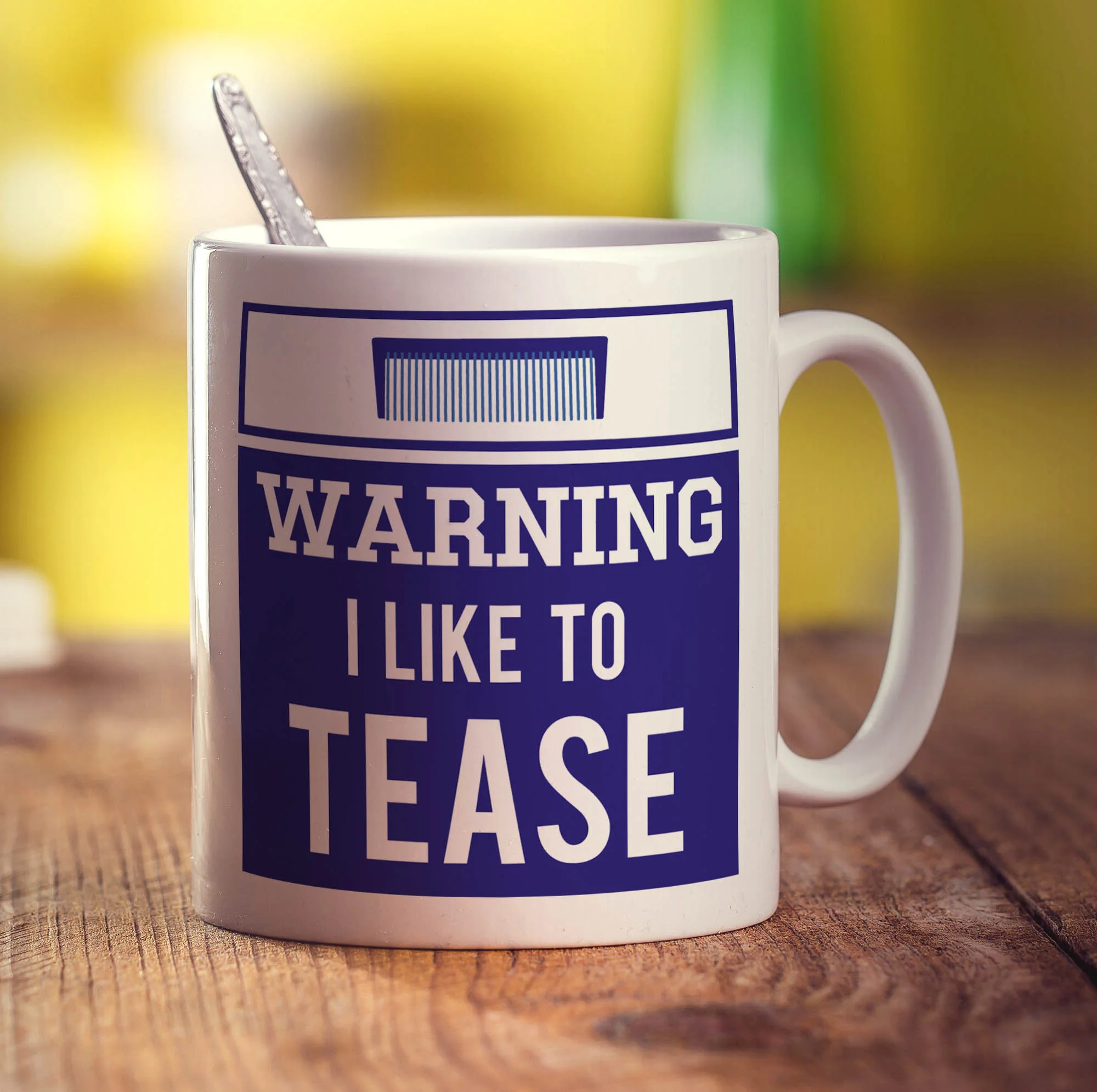 Warning! I Like To Tease! Mug - Image 3